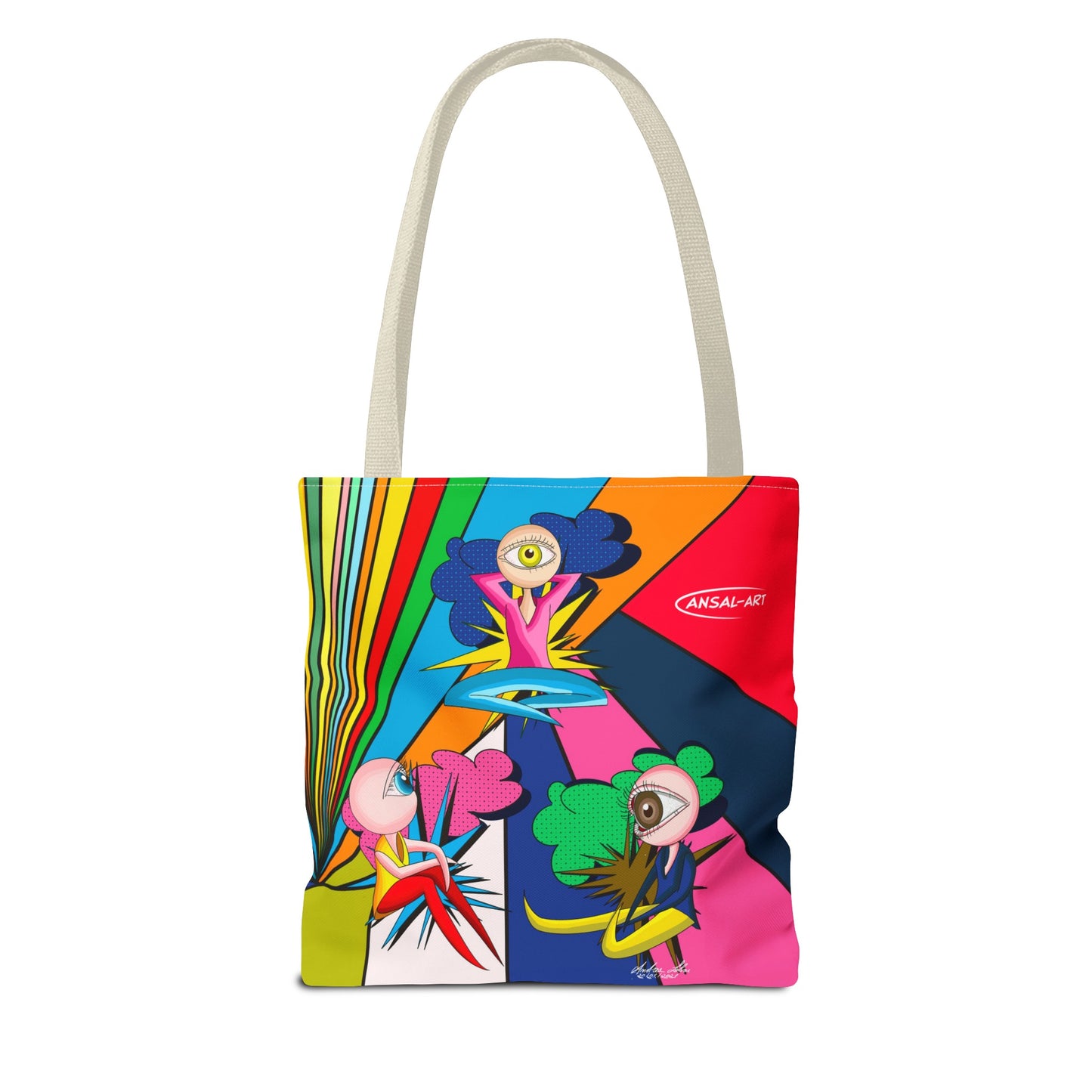 Pop eyes-Tote Bag (AOP)