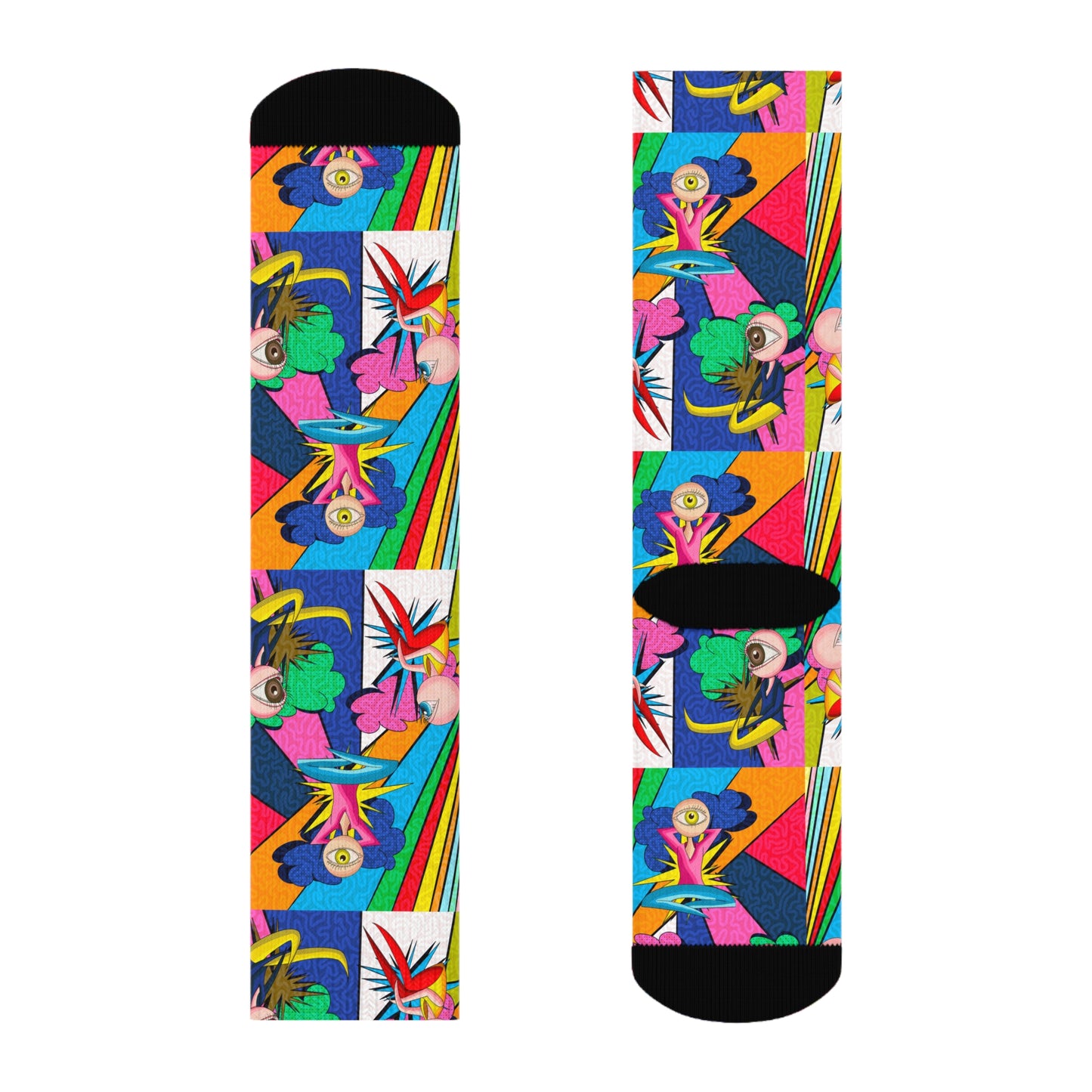 occhi pop-Crew Socks