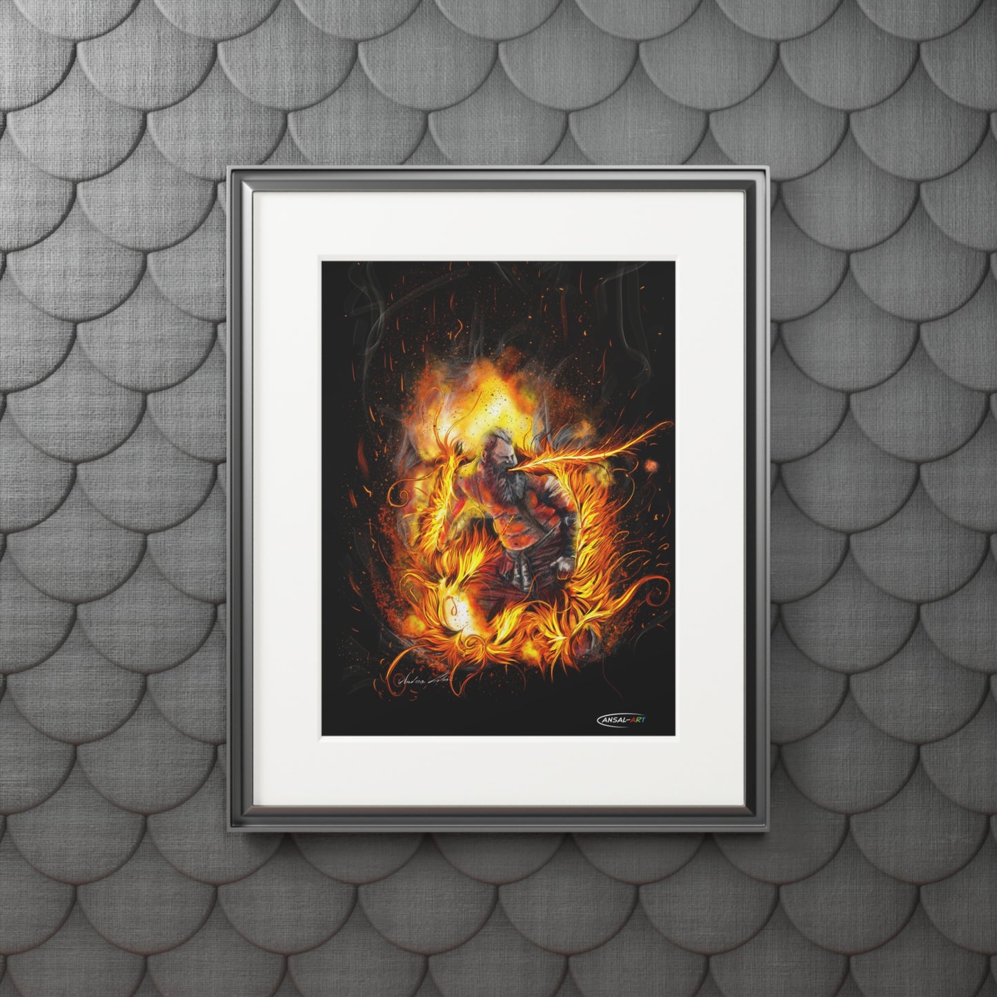 Fine Art Prints (Passepartout Paper Frame),  Mangiafuoco 2