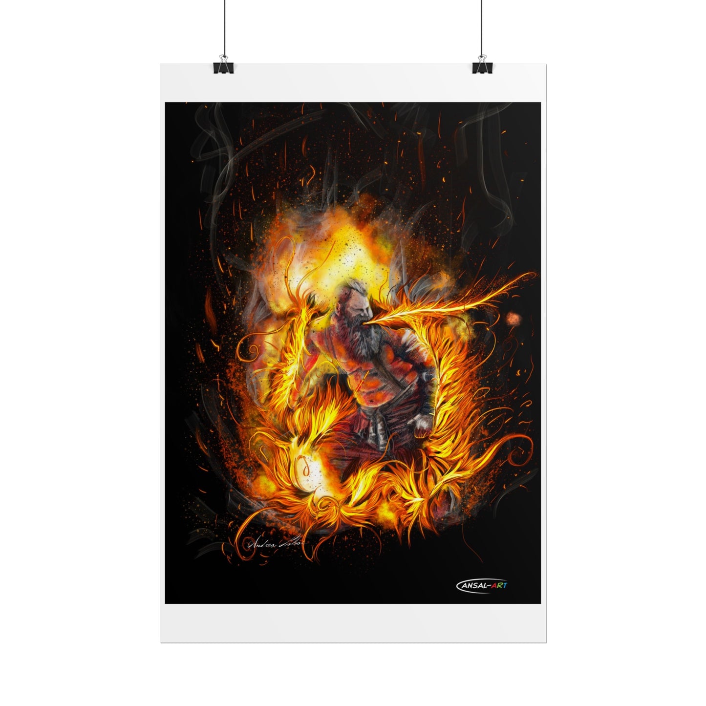 Fire-eater, Rolled Posters