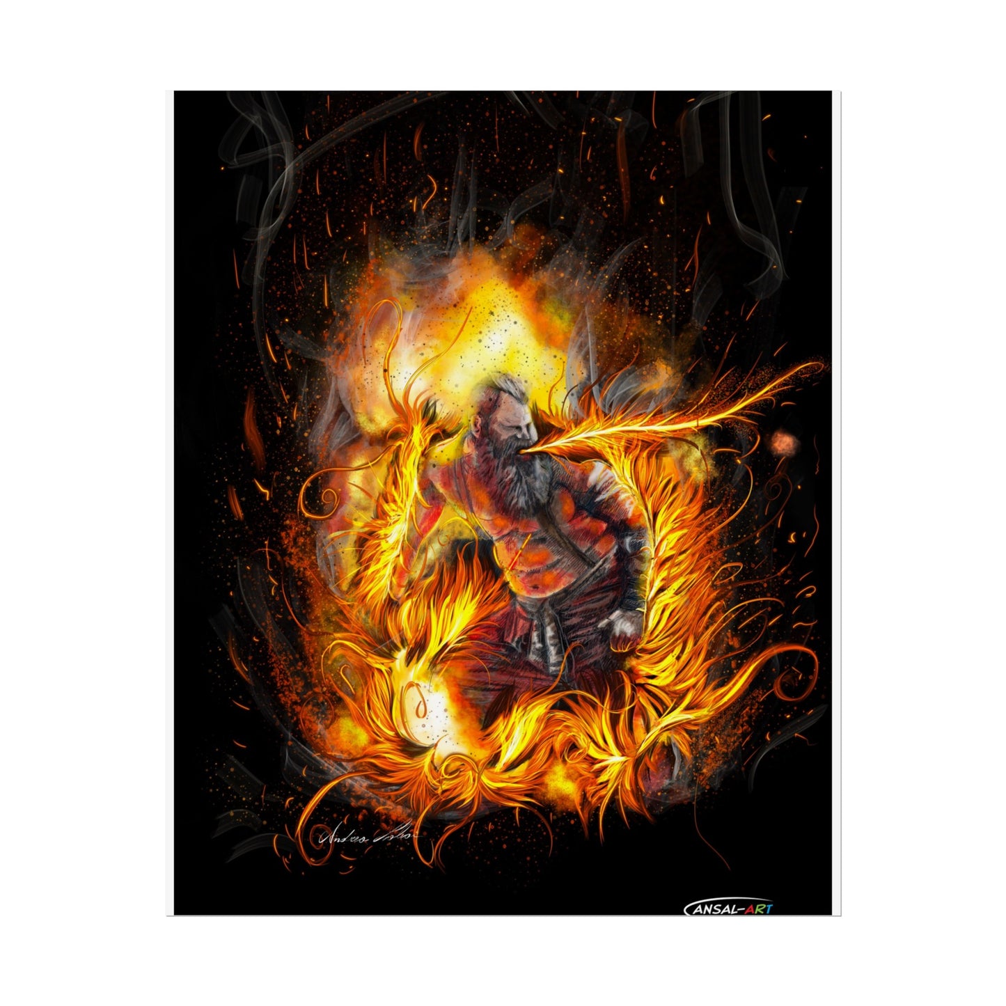 Fire-eater, Rolled Posters