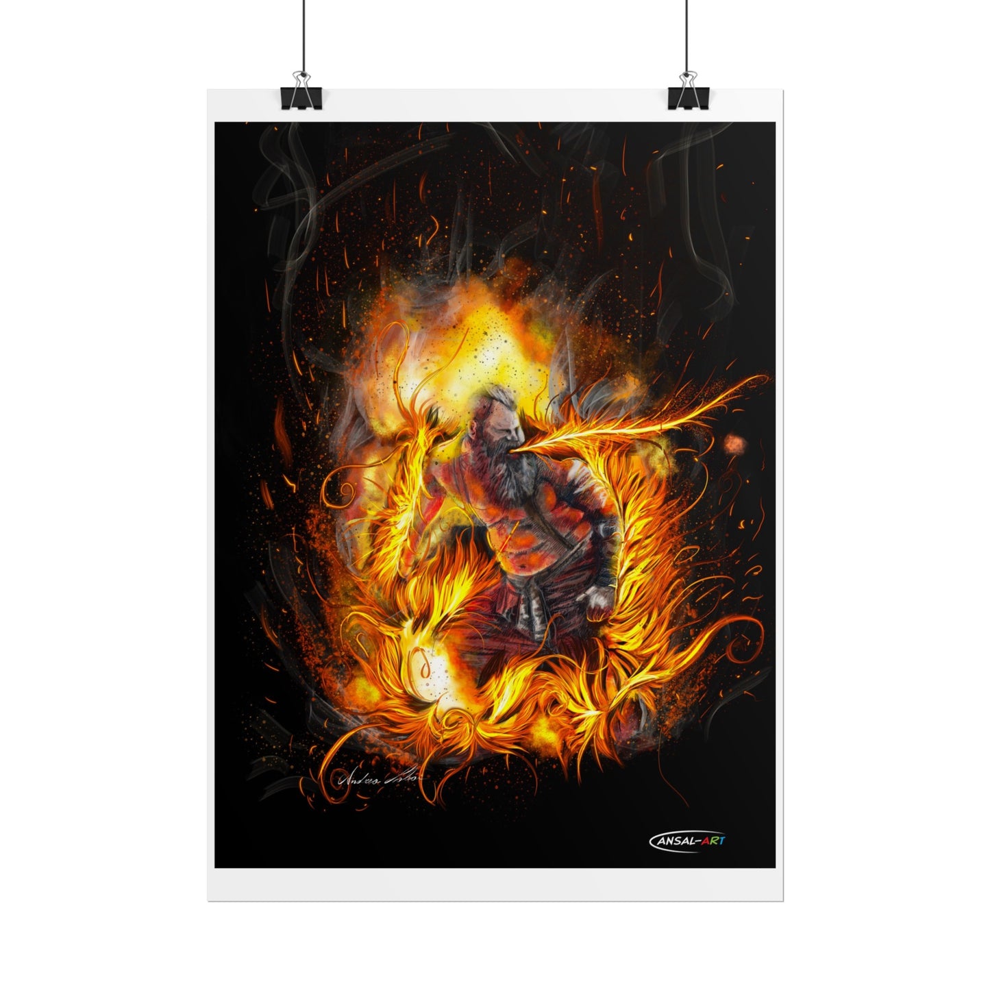 Fire-eater, Rolled Posters