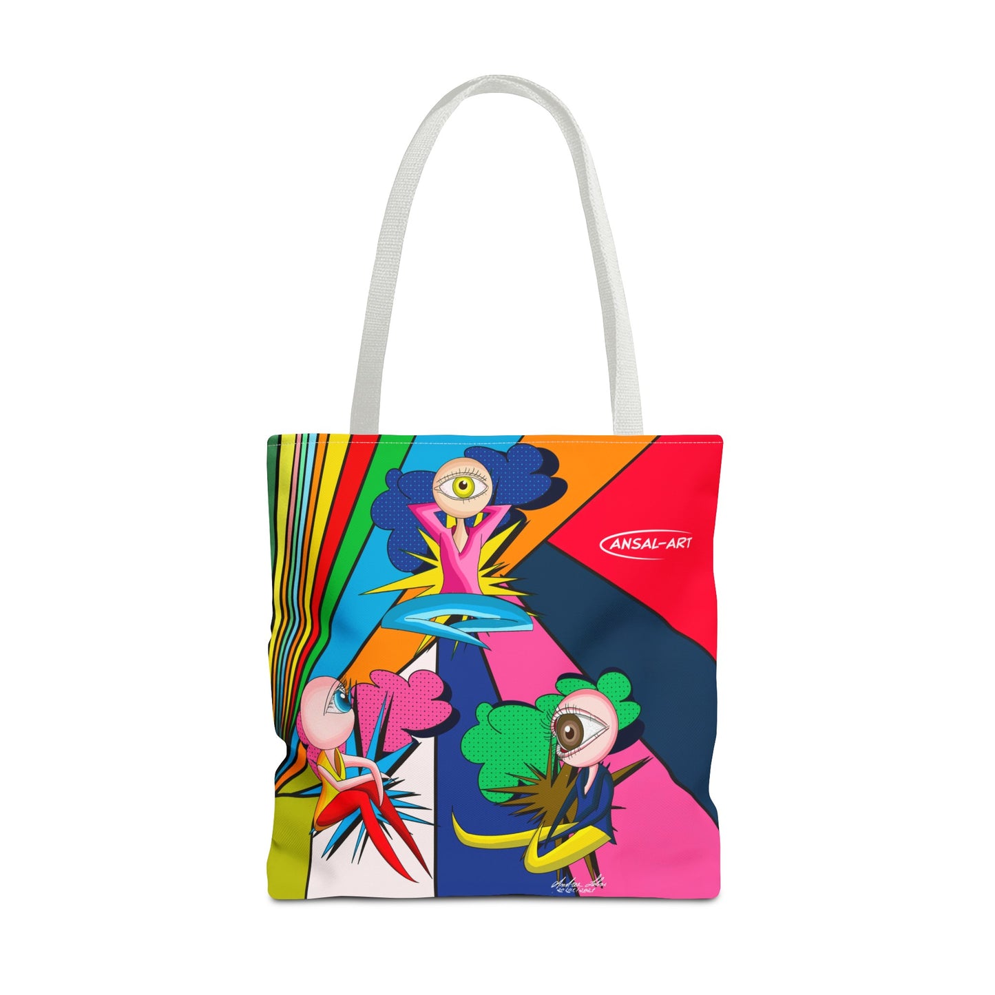 Pop eyes-Tote Bag (AOP)