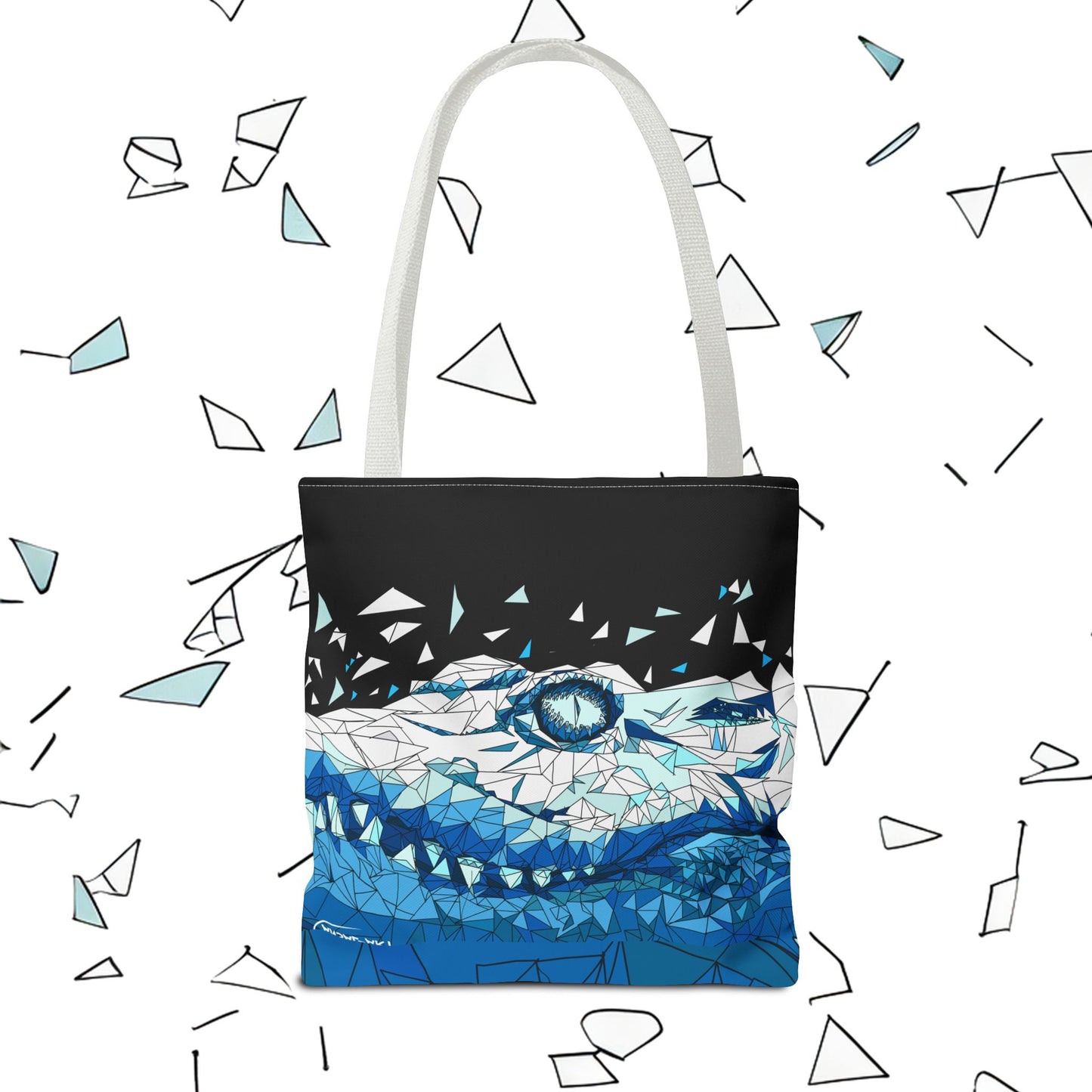 coccodrillo blacjk-Tote Bag (AOP)