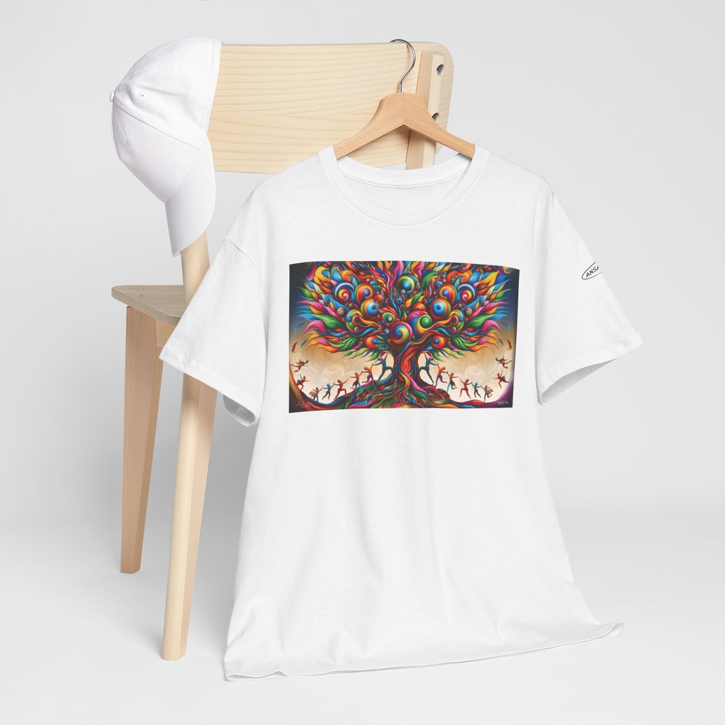 l'albero della vita-Front graphics-Unisex Heavy Cotton Tee