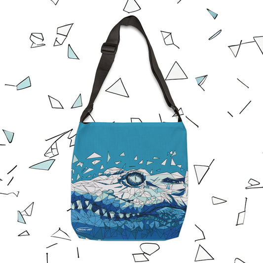 Coccodrillo blue - Adjustable Tote Bag (AOP)