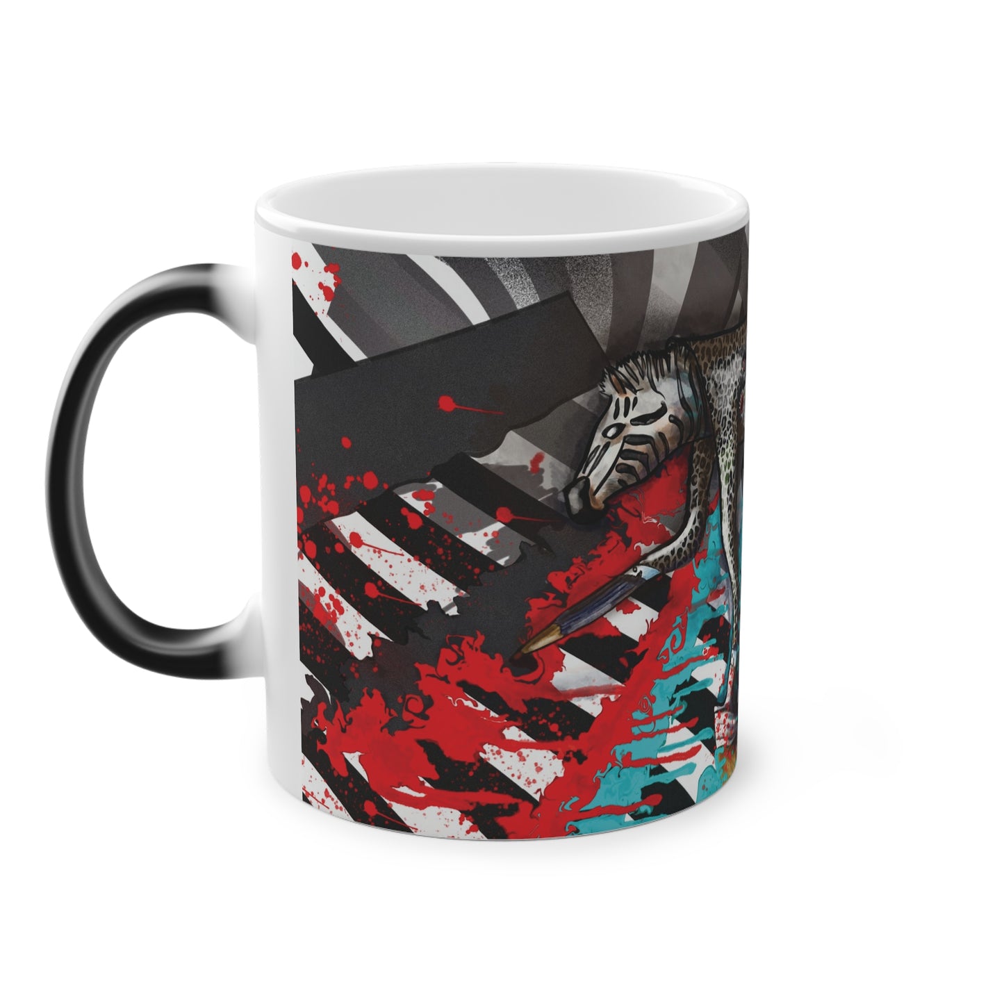 Zebra pop--Magic Mug, 11oz