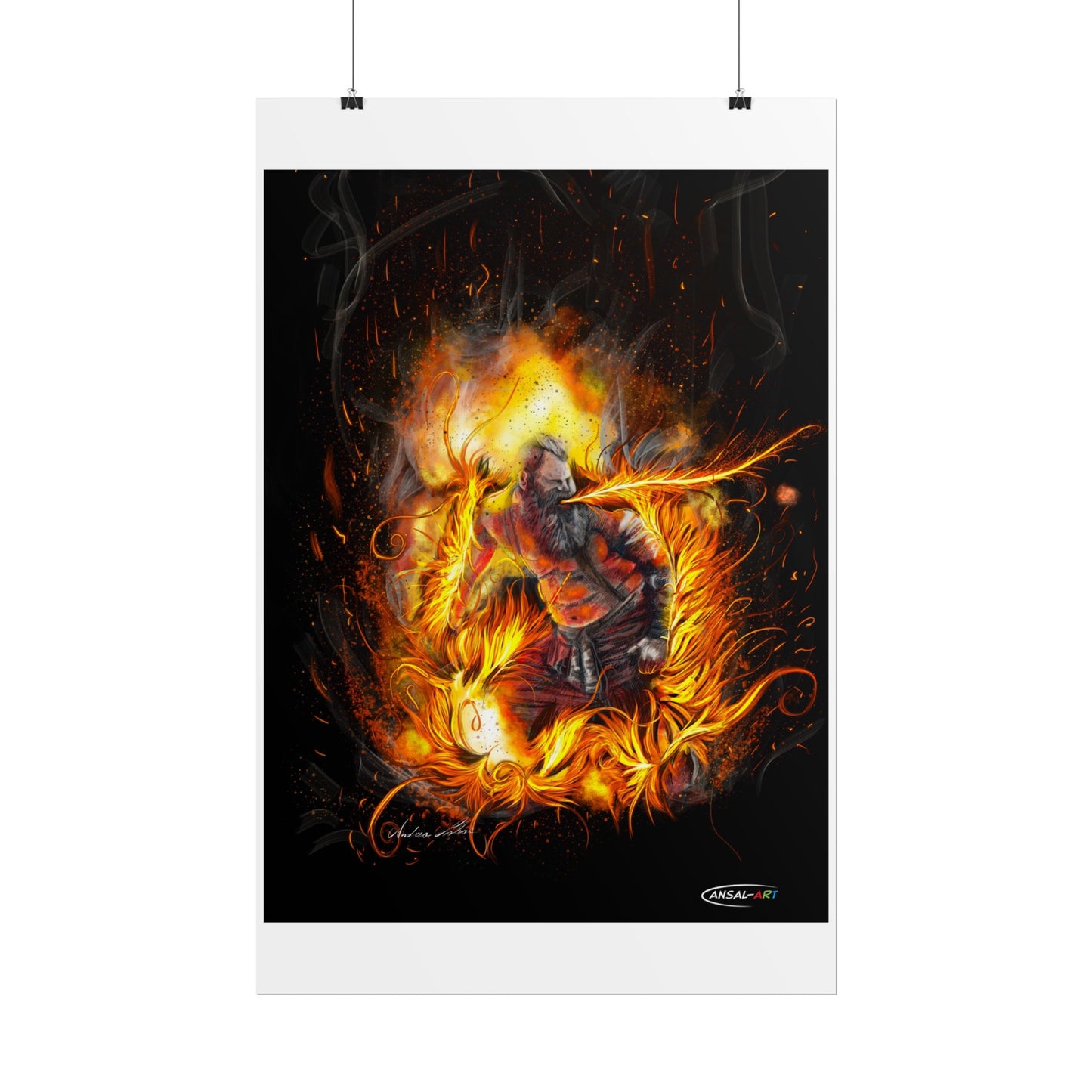 Fire-eater, Rolled Posters