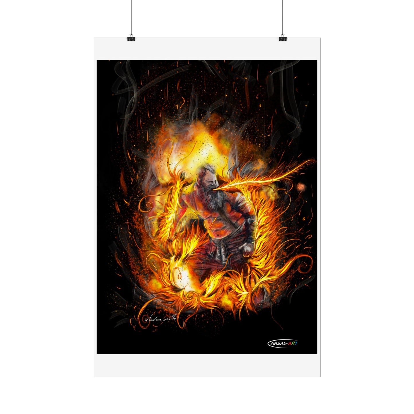 Fire-eater, Rolled Posters