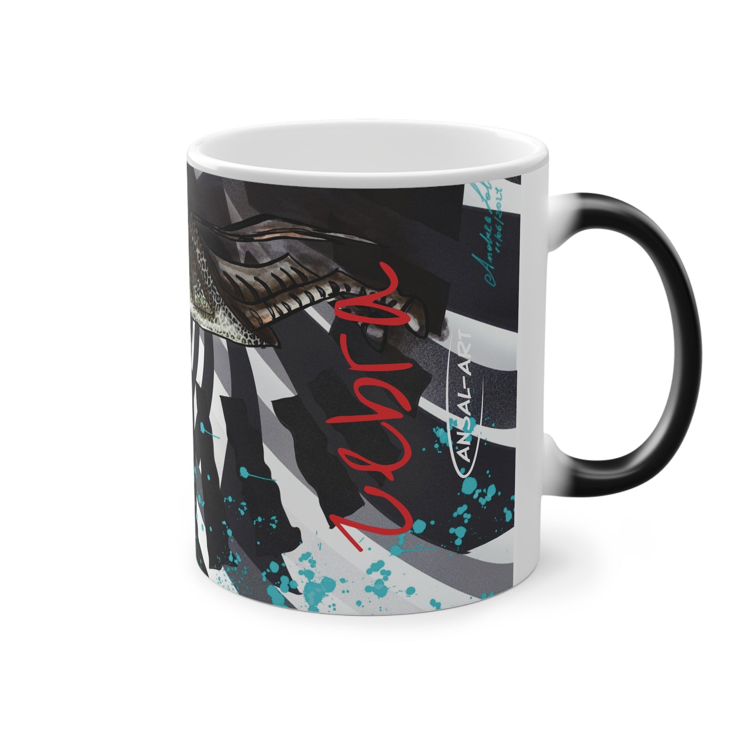 Zebra pop--Magic Mug, 11oz