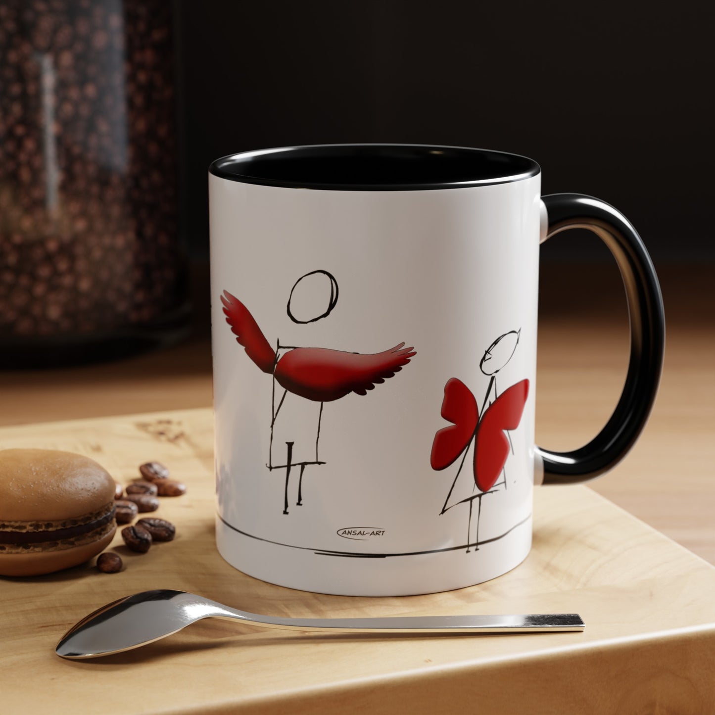 Piccole ali-Accent Coffee Mug (11, 15oz)