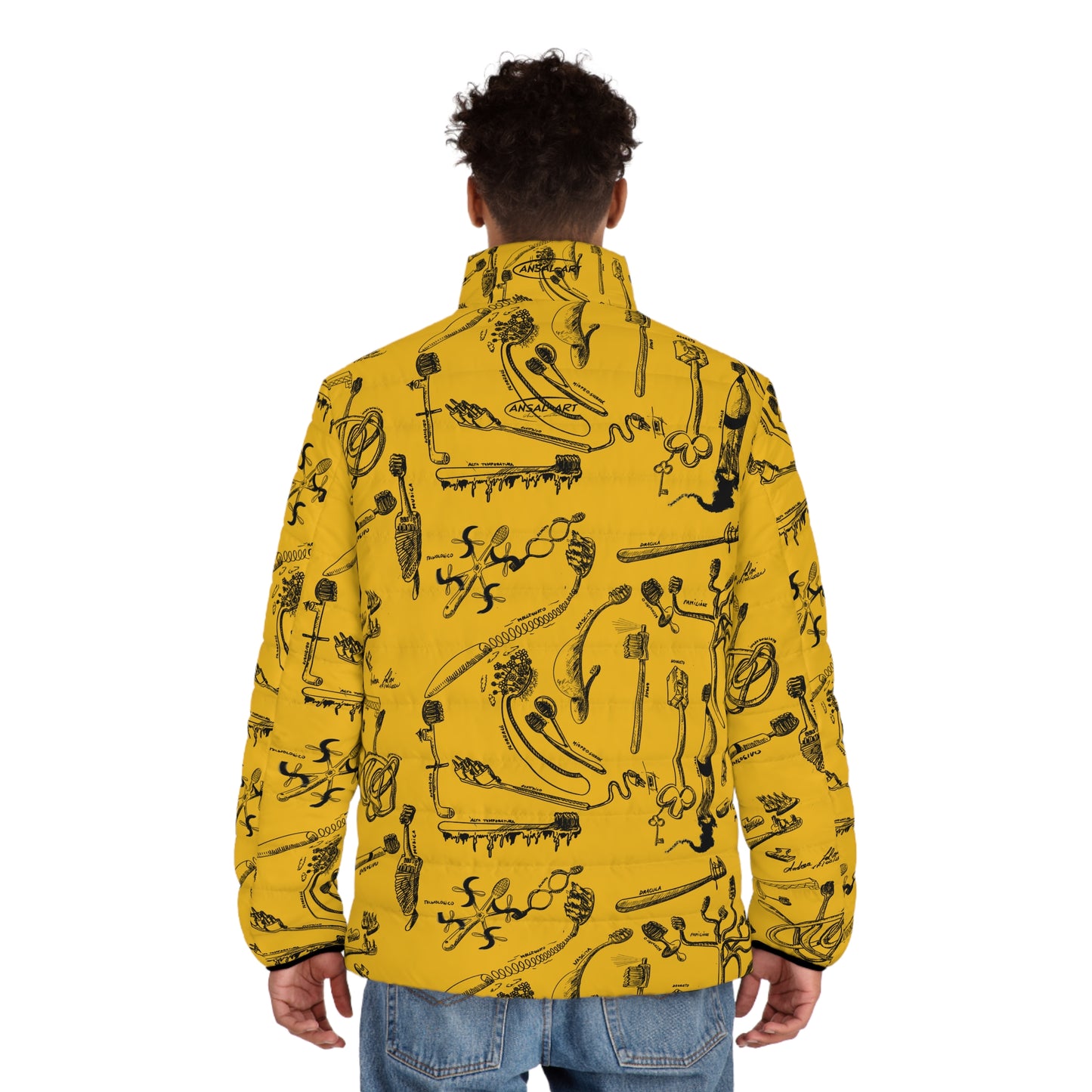 Copy of Crocodile green-Colorful Men's Puffer Jacket, AOP Jacket for Adventurers, Artistic Winter Coat, Unique Gift for Art Lovers, Trendy Outerwear for Every [...]