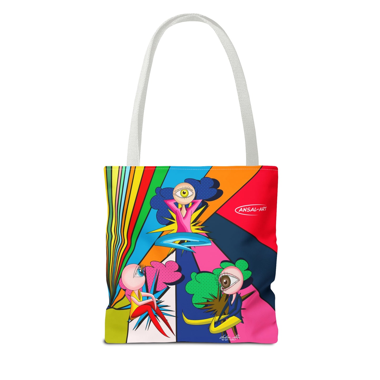 Pop eyes-Tote Bag (AOP)