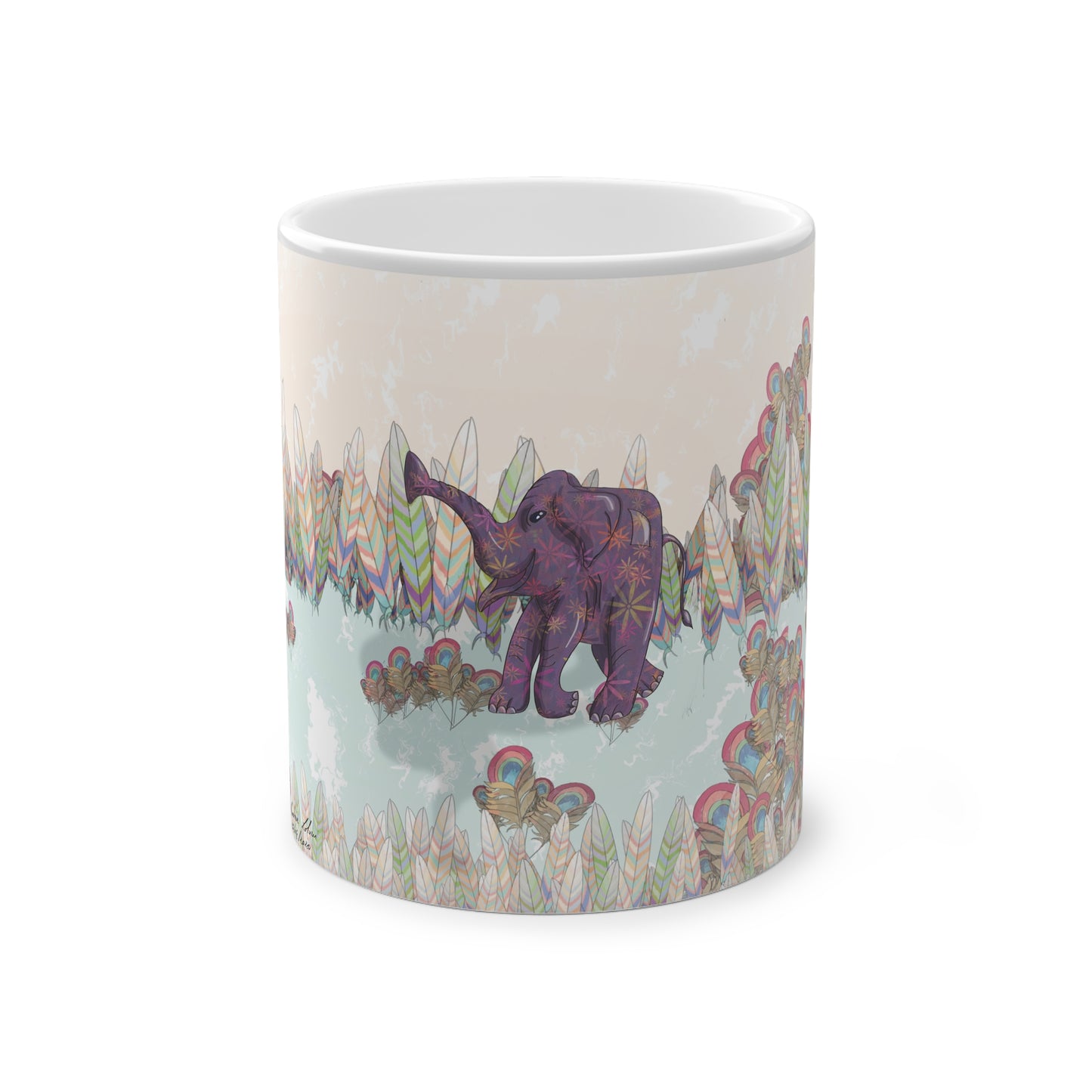 Elephant pop--Magic Mug, 11oz