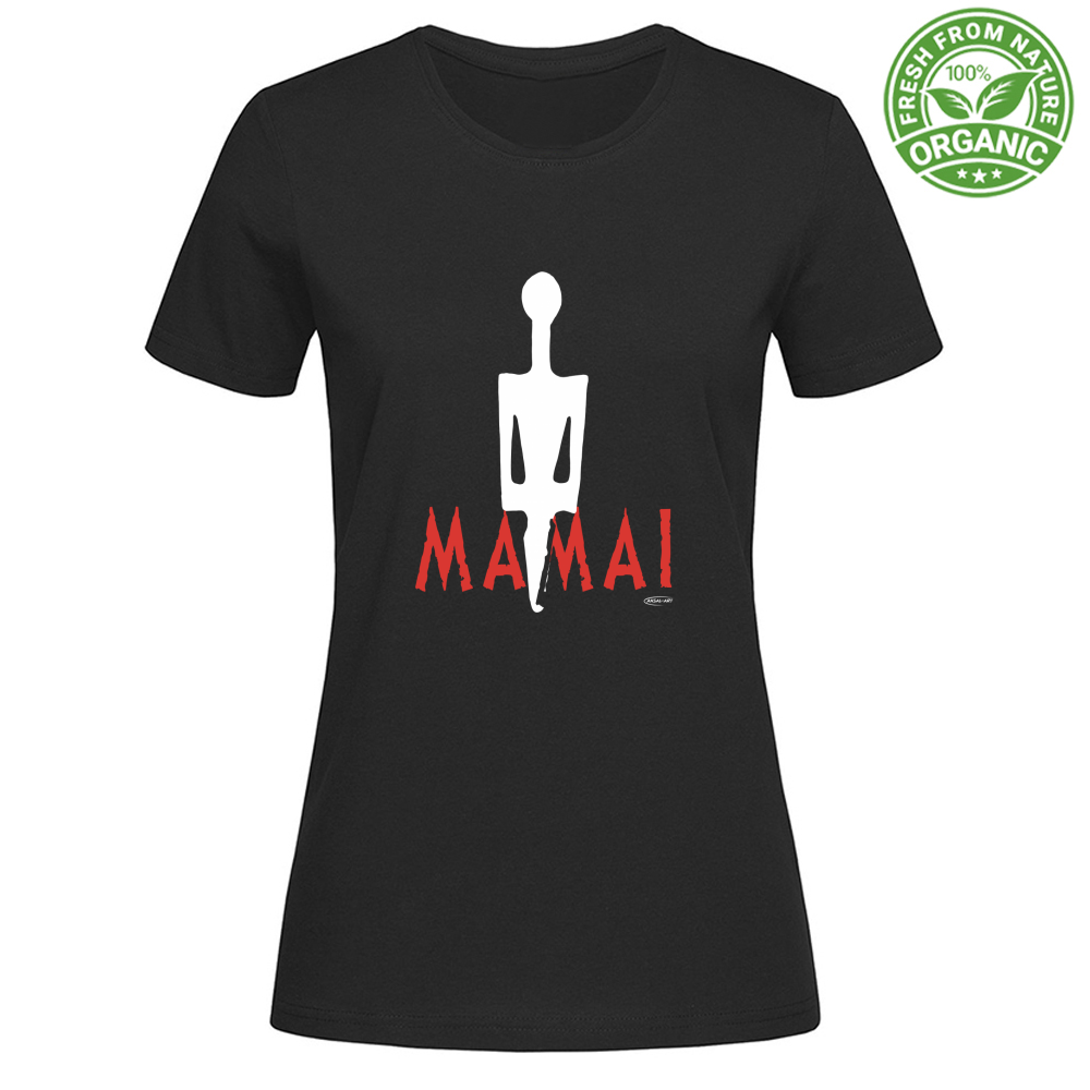 MAMAI - T-Shirt Woman Organic black