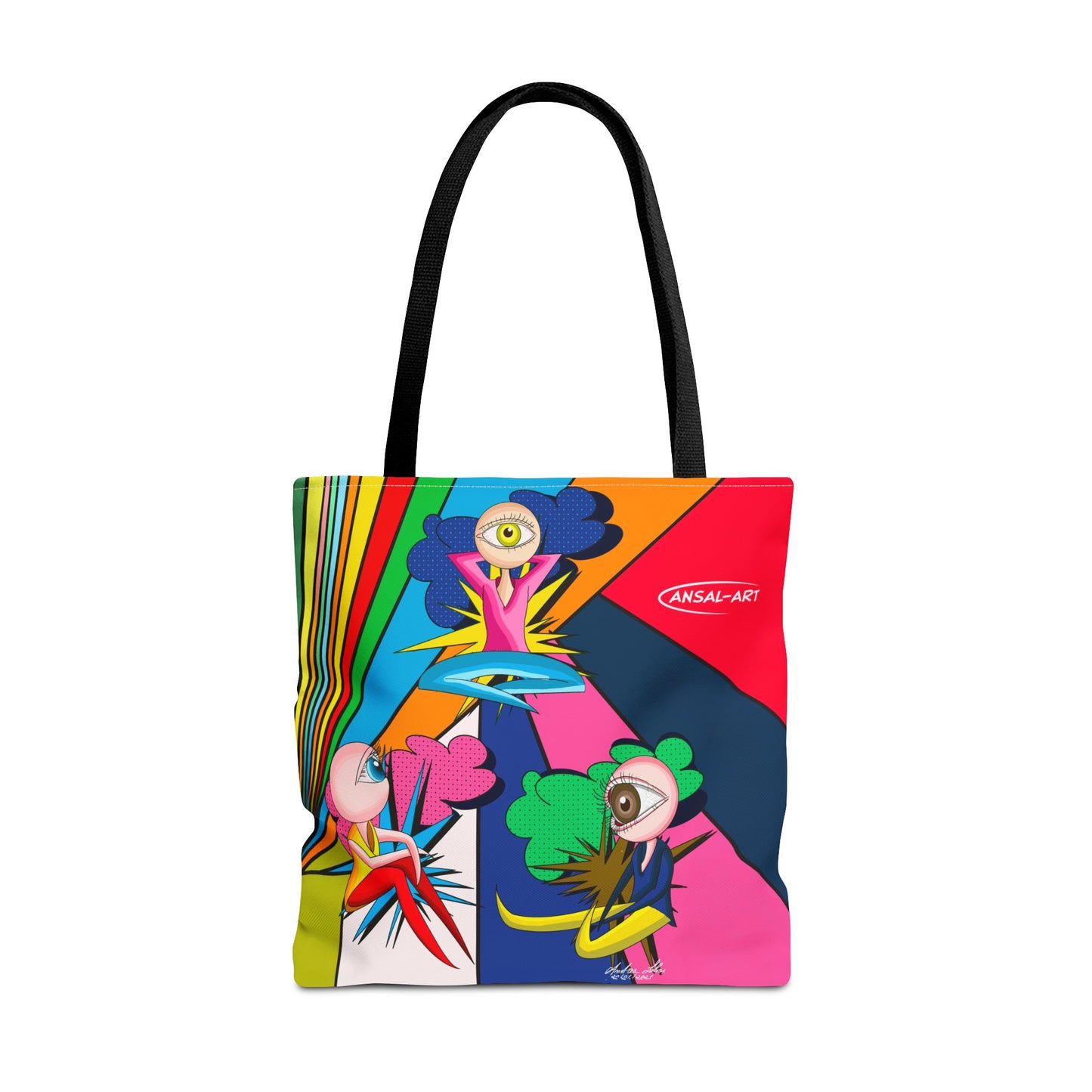 Pop eyes-Tote Bag (AOP)