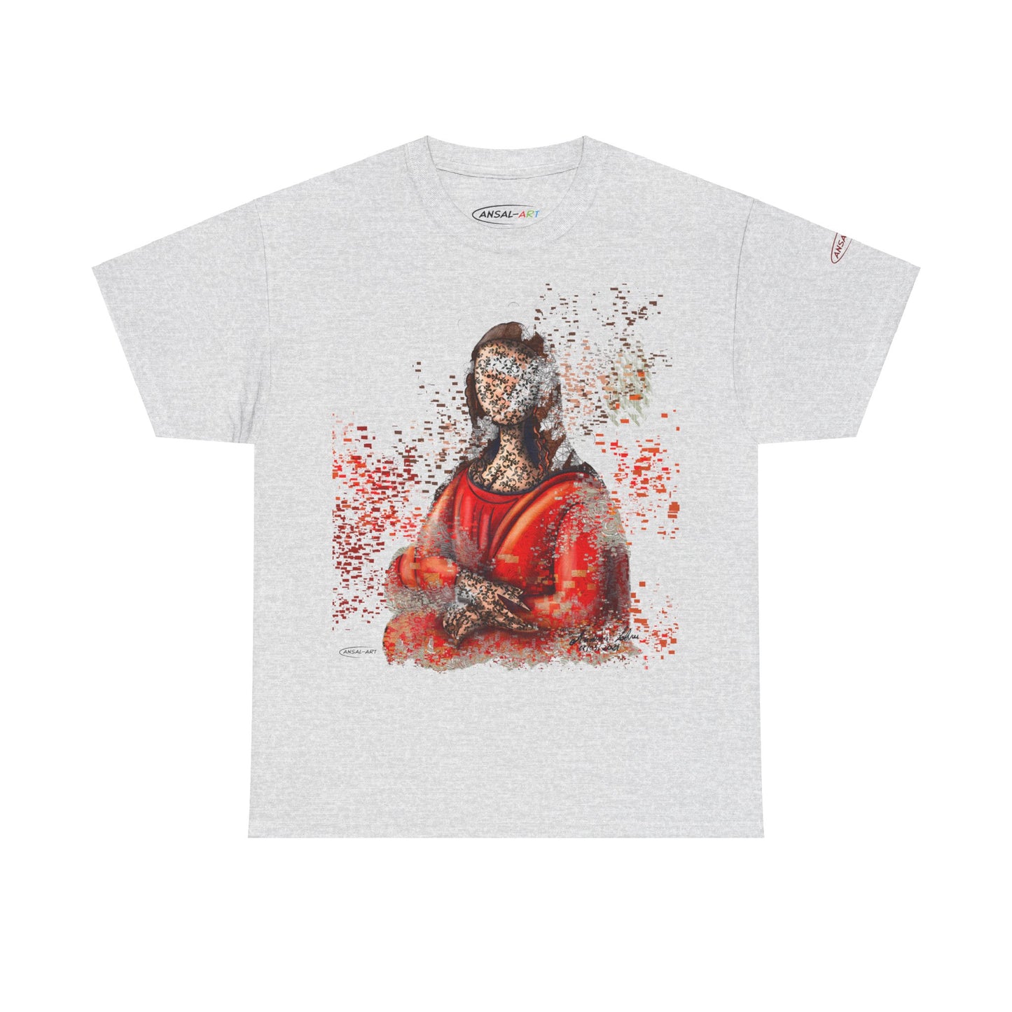 Gioconda scomposta-Unisex Heavy Cotton Tee