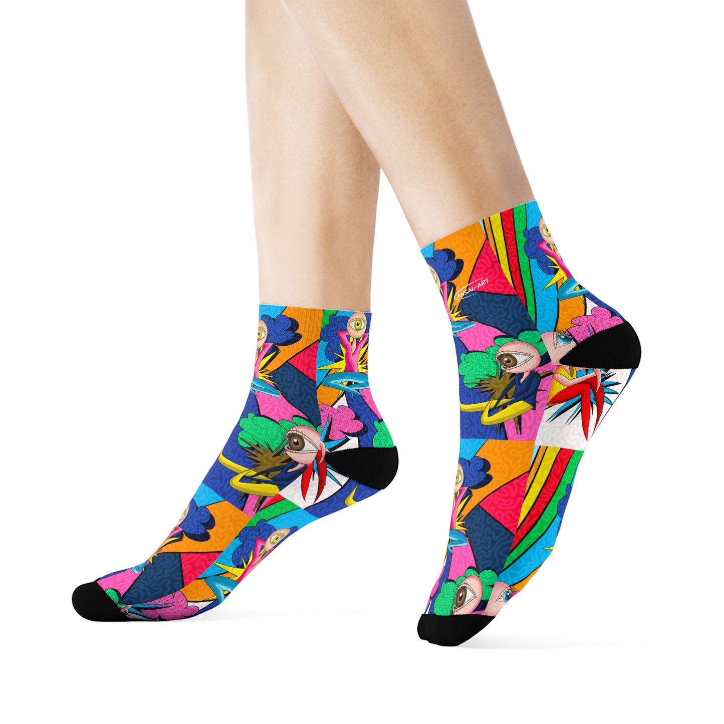 occhi pop-Crew Socks