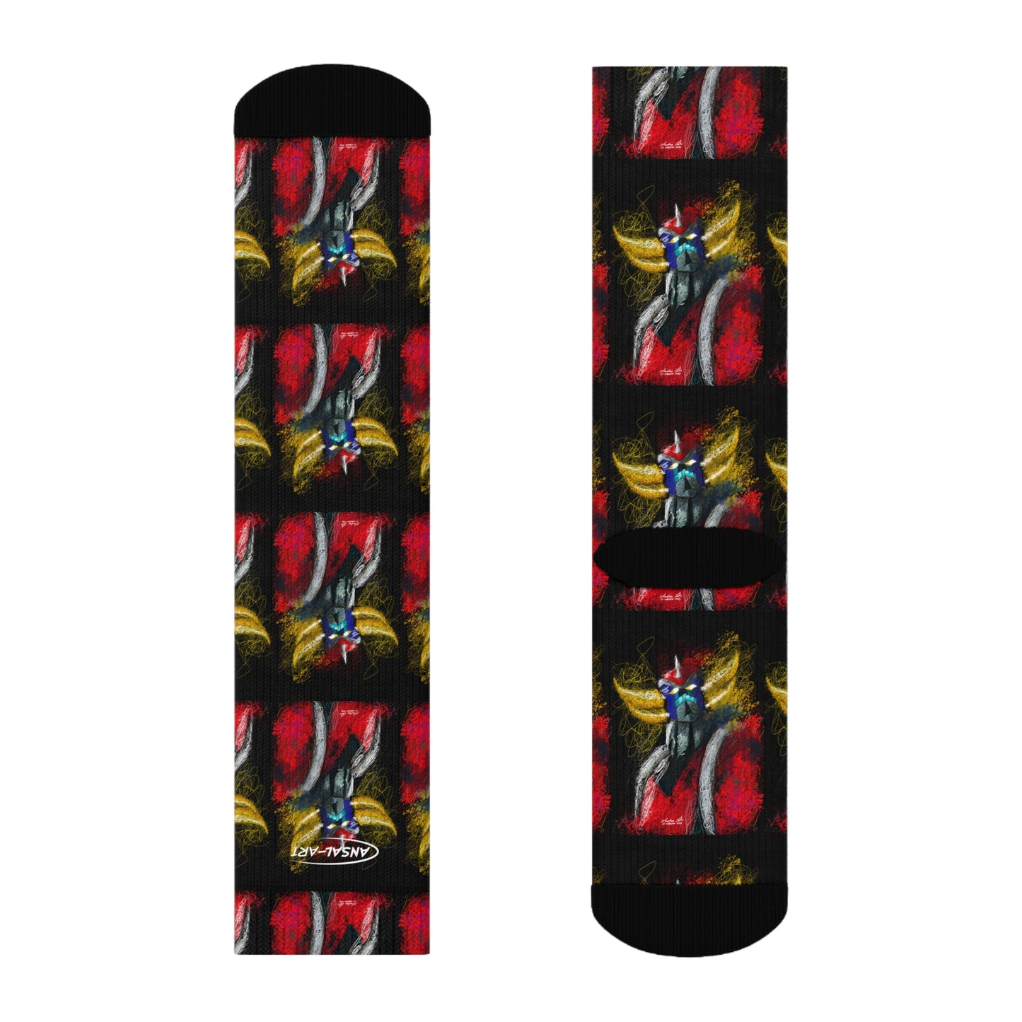 Goldrake-Crew Socks