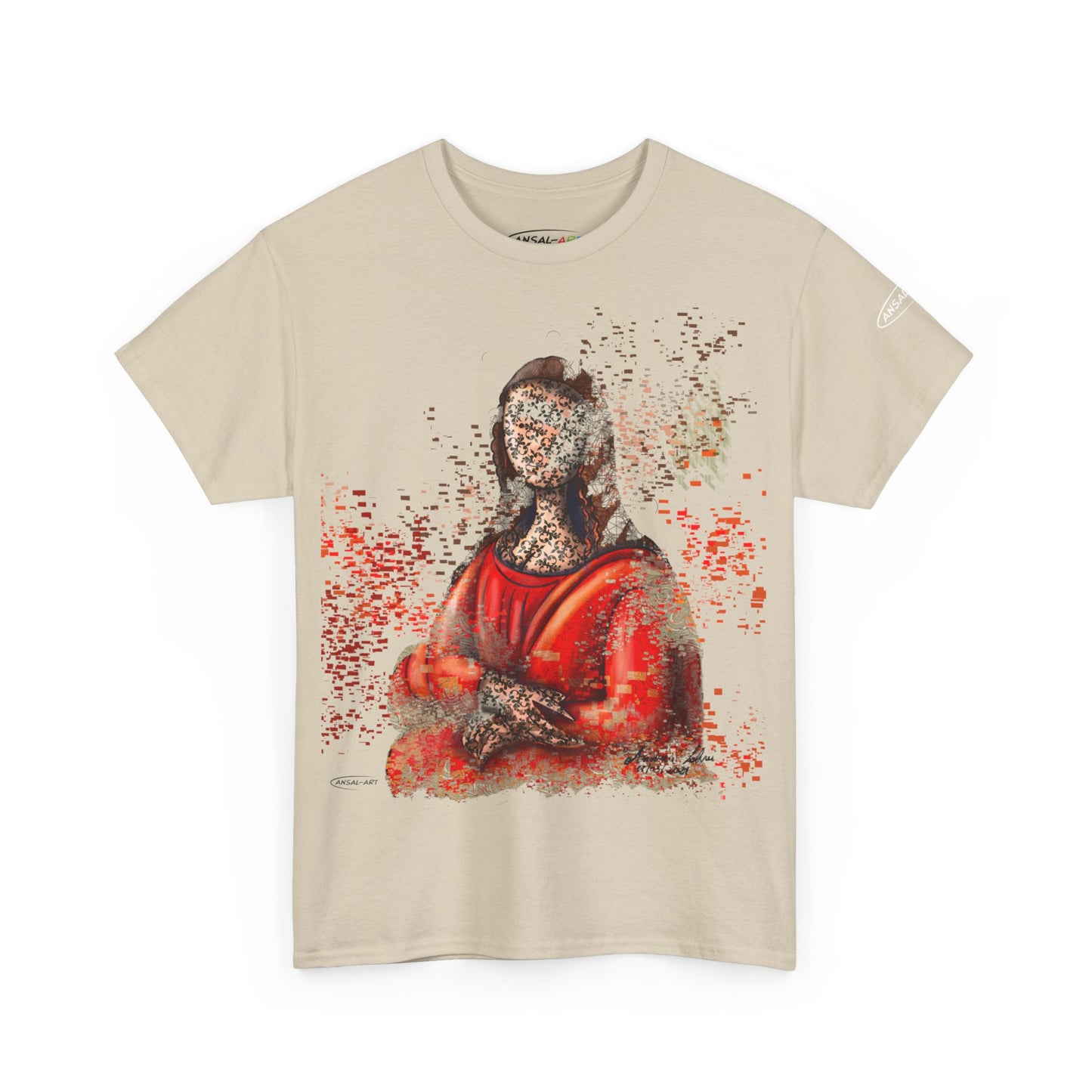 Gioconda scomposta-Unisex Heavy Cotton Tee