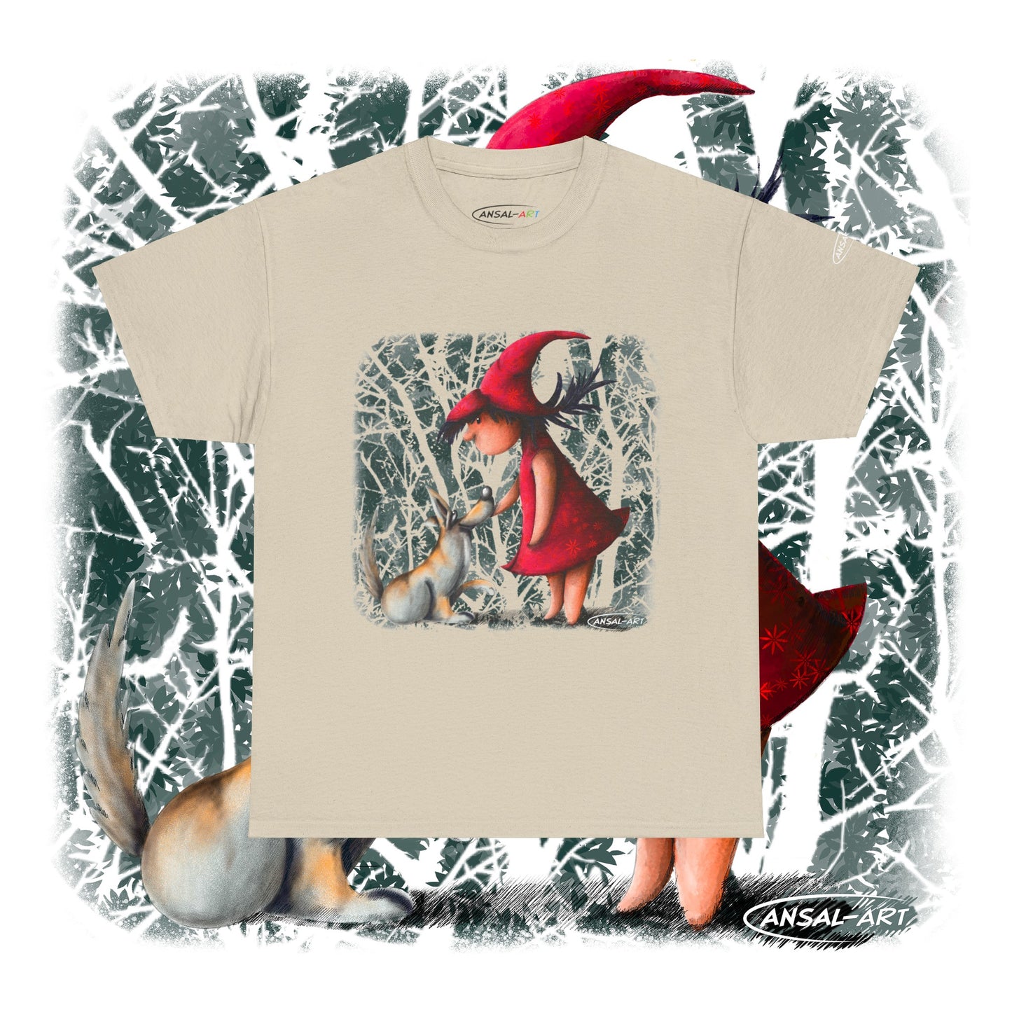 Cappuccetto Rosso-Unisex Heavy Cotton Tee