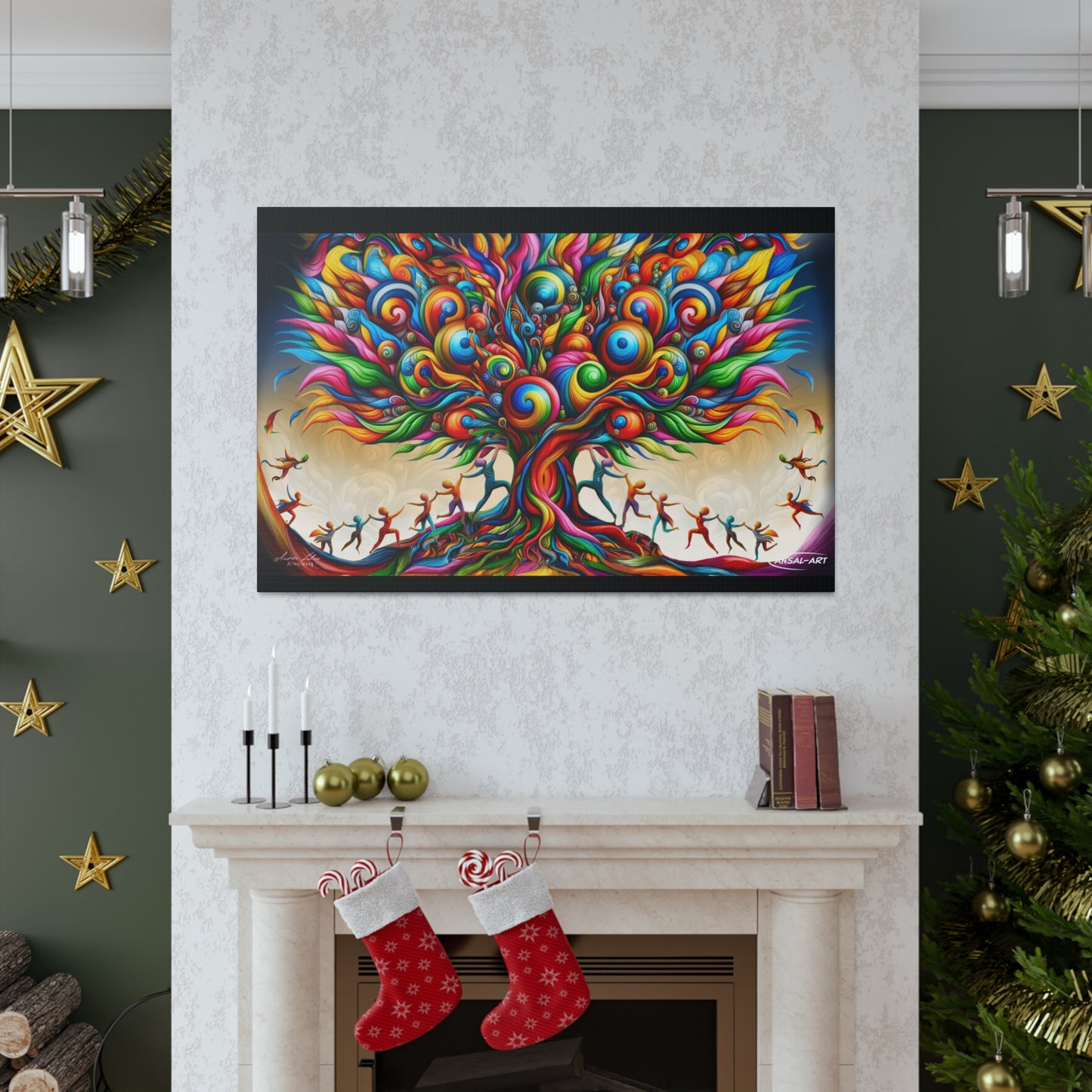 albero della vita Canvas Gallery Wraps