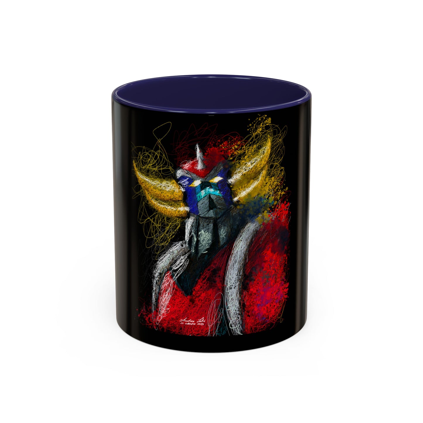 Goldrake Ufo robot--Accent Coffee Mug (11, 15oz)