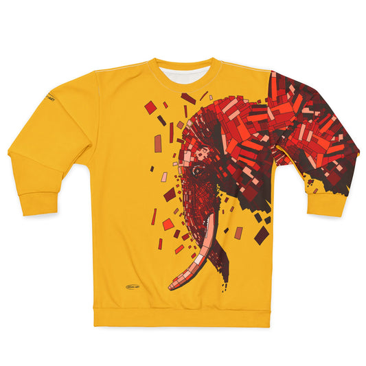 Elephant yellow - Unisex Sweatshirt (AOP)