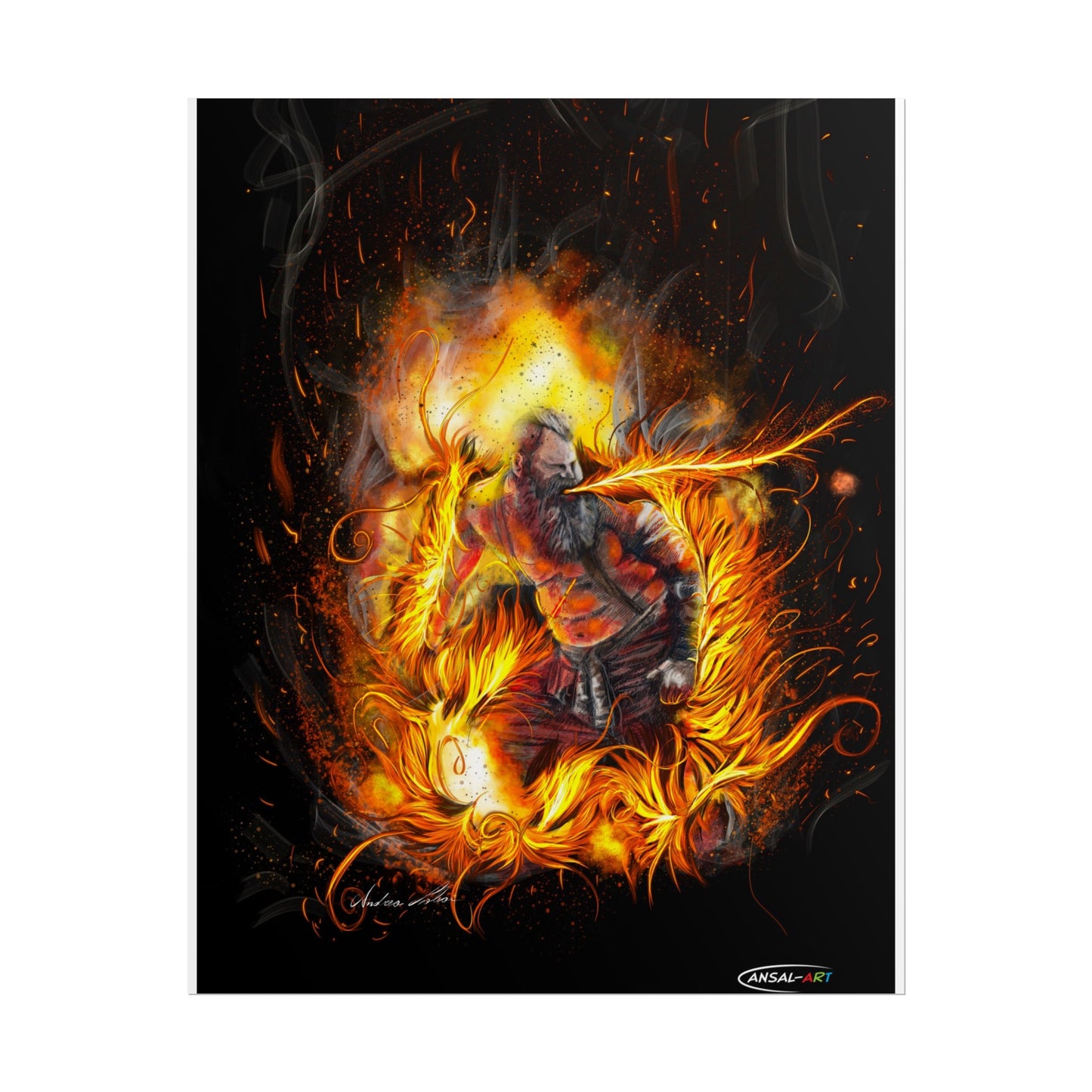 Fire-eater, Rolled Posters