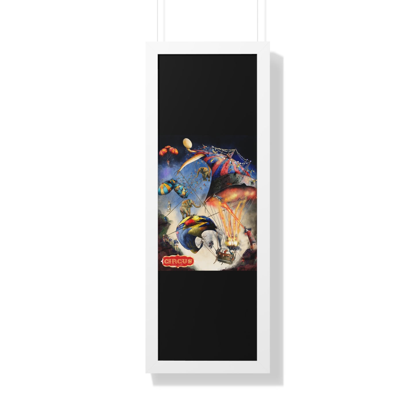 Framed Vertical Poster-circus