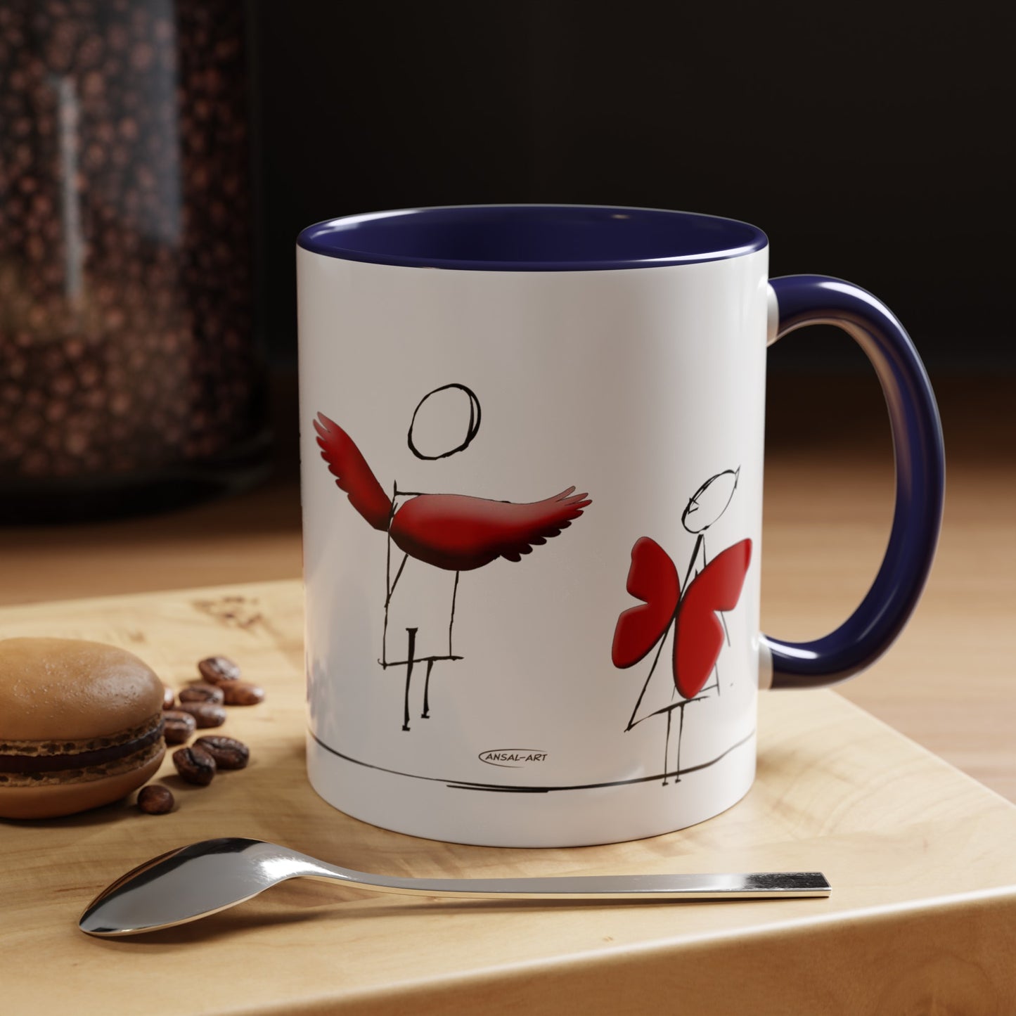 Piccole ali-Accent Coffee Mug (11, 15oz)