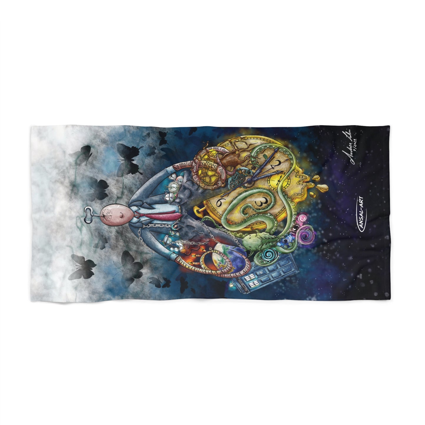 Tempus- Beach Towel