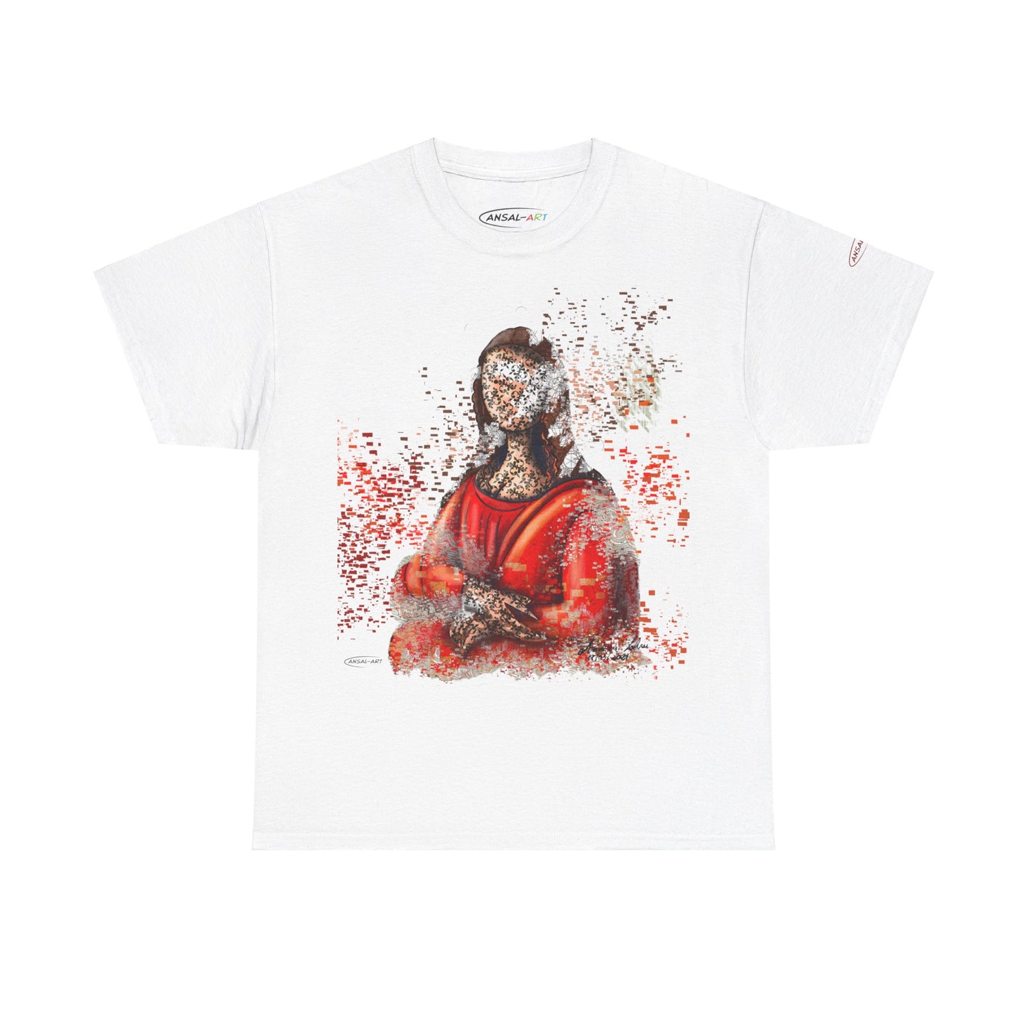 Gioconda scomposta-Unisex Heavy Cotton Tee