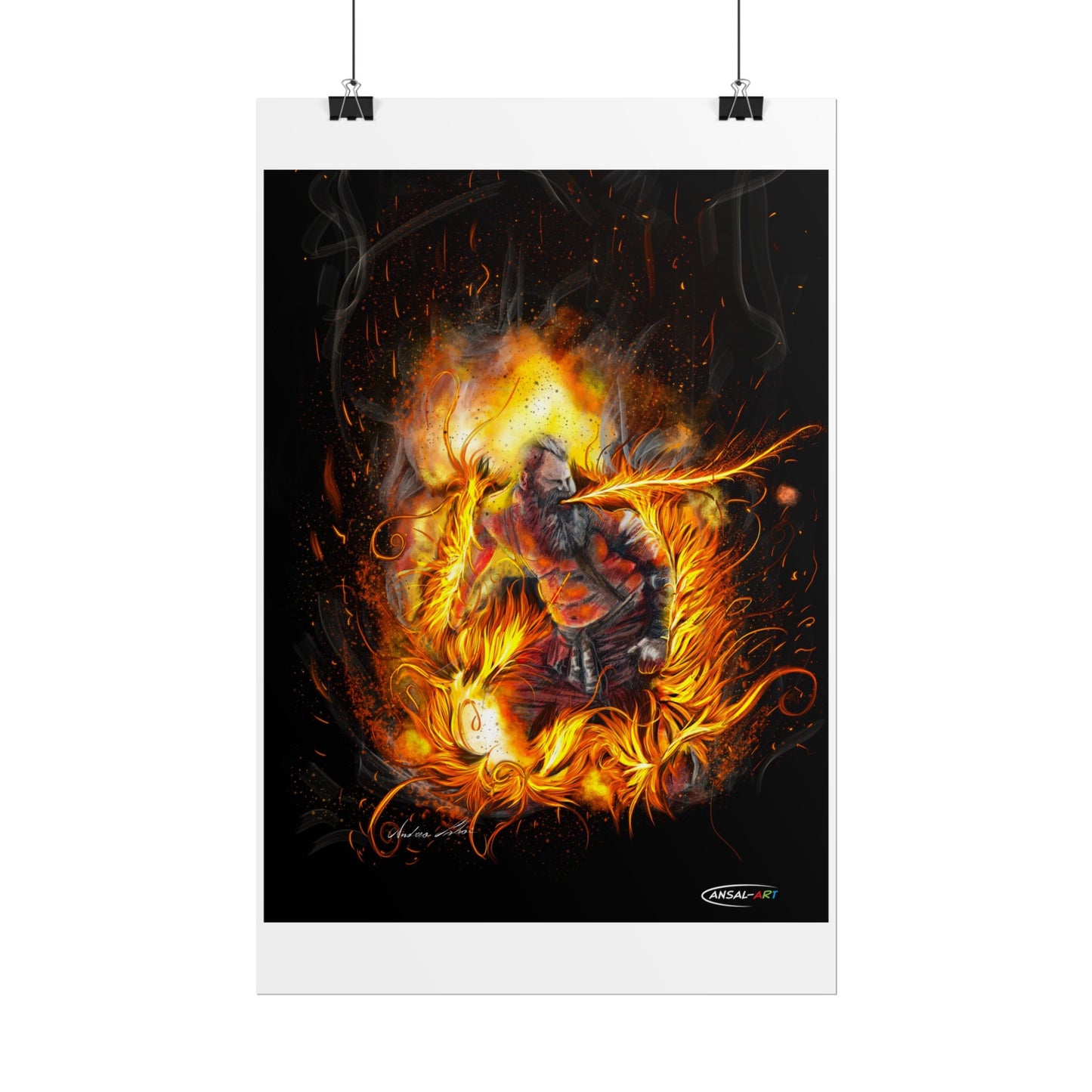 Fire-eater, Rolled Posters