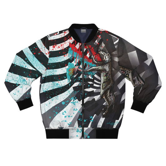Vibrant Abstract Men's Bomber Jacket