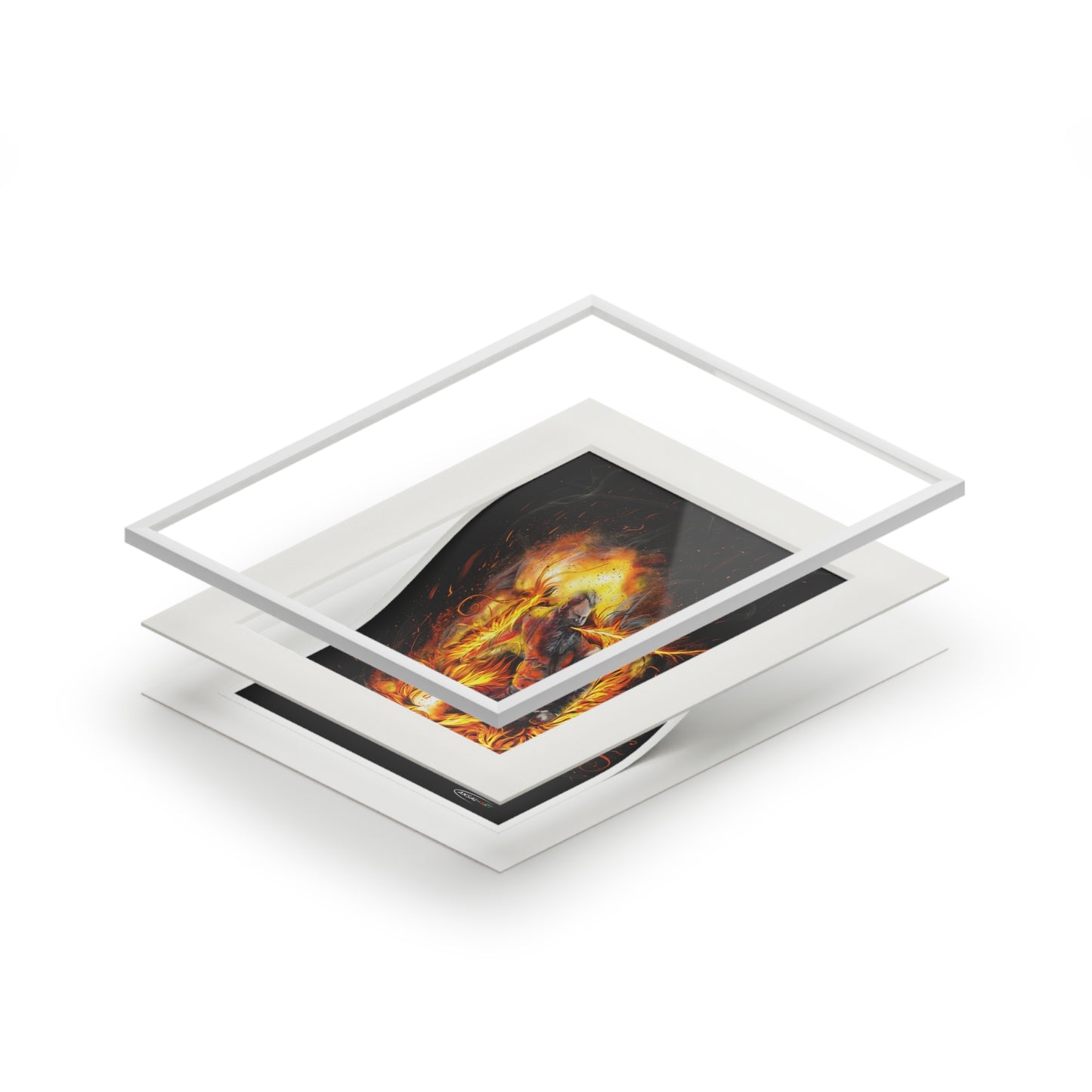 Fine Art Prints (Passepartout Paper Frame),  Mangiafuoco 2