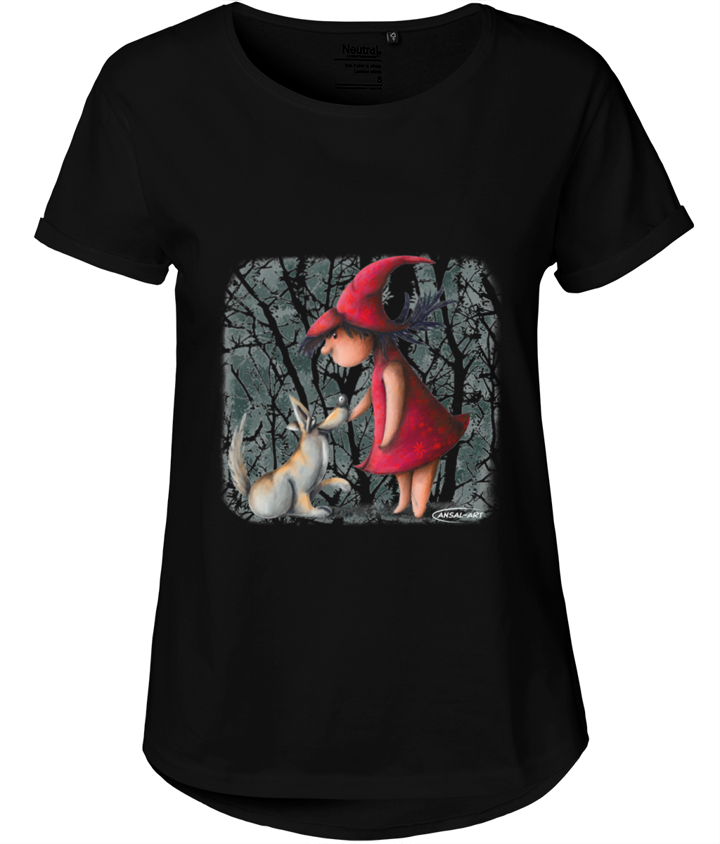 Ladies Roll Up T-shirt - Neutral® Capucetto Rosso 0 (1)