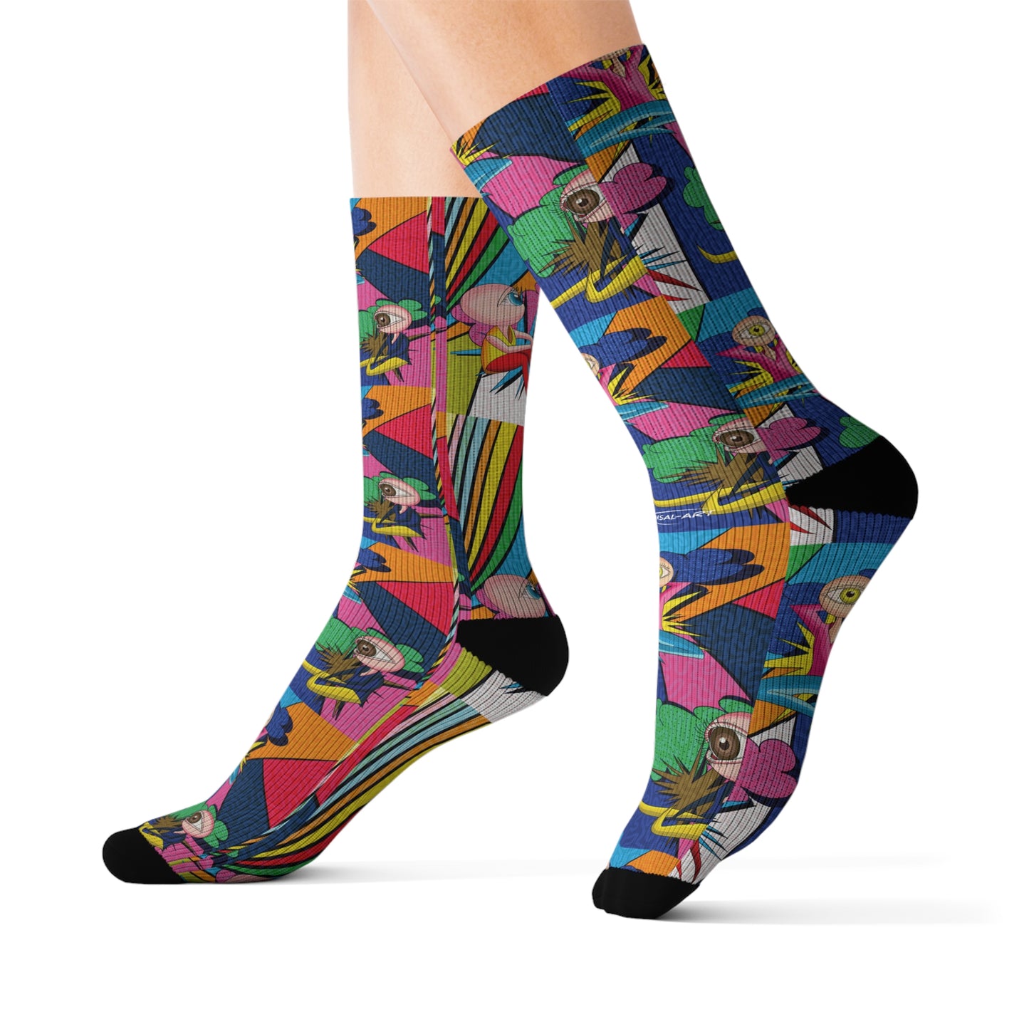 occhi pop-Sublimation Socks