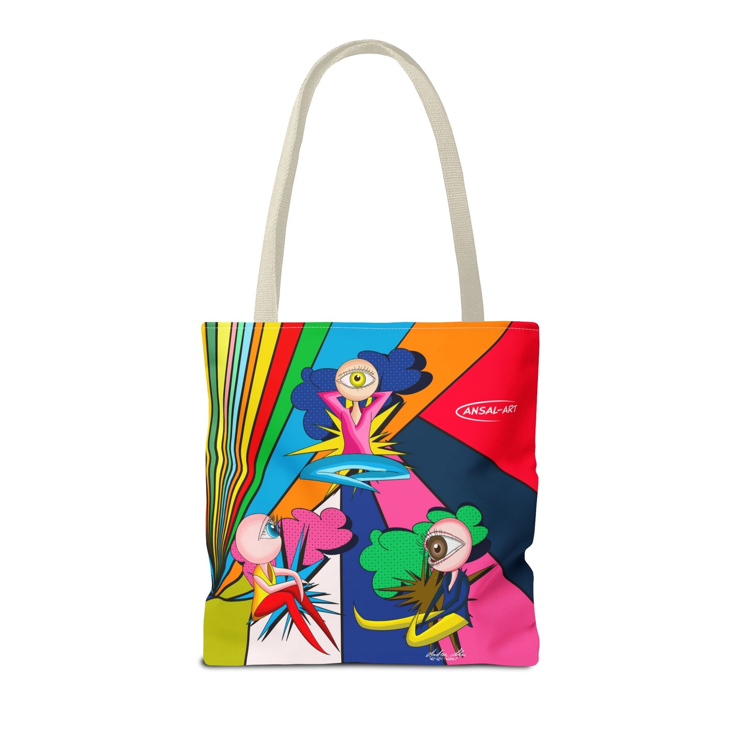 Pop eyes-Tote Bag (AOP)