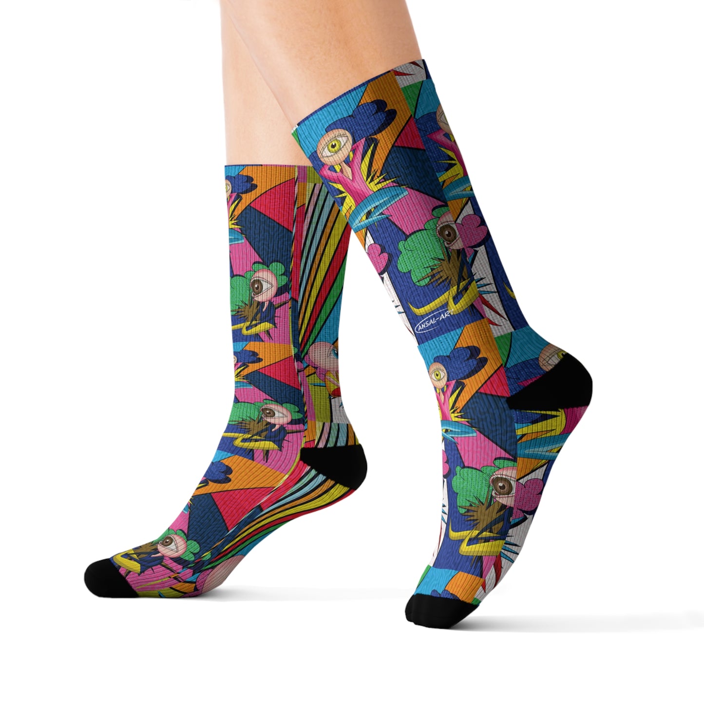 occhi pop-Sublimation Socks