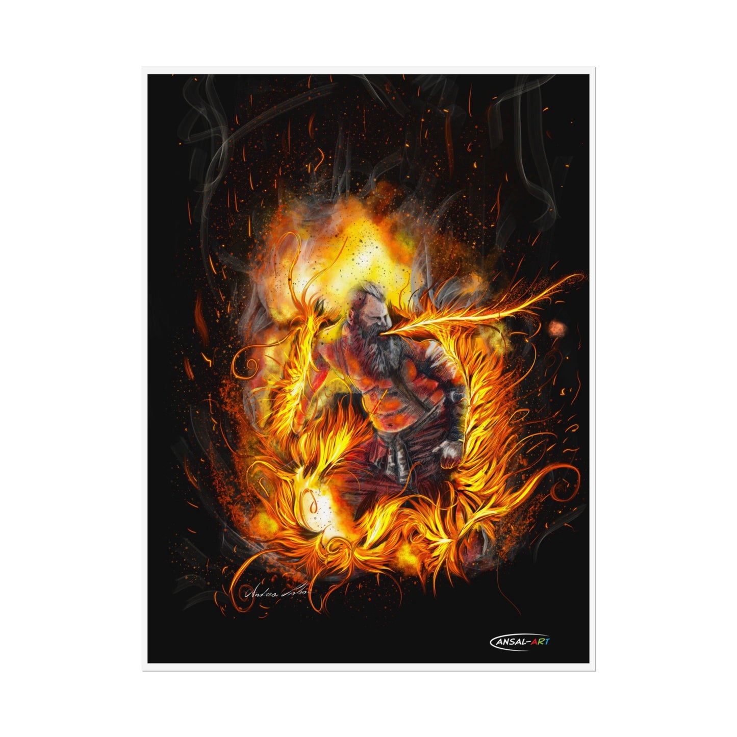 Fire-eater, Rolled Posters