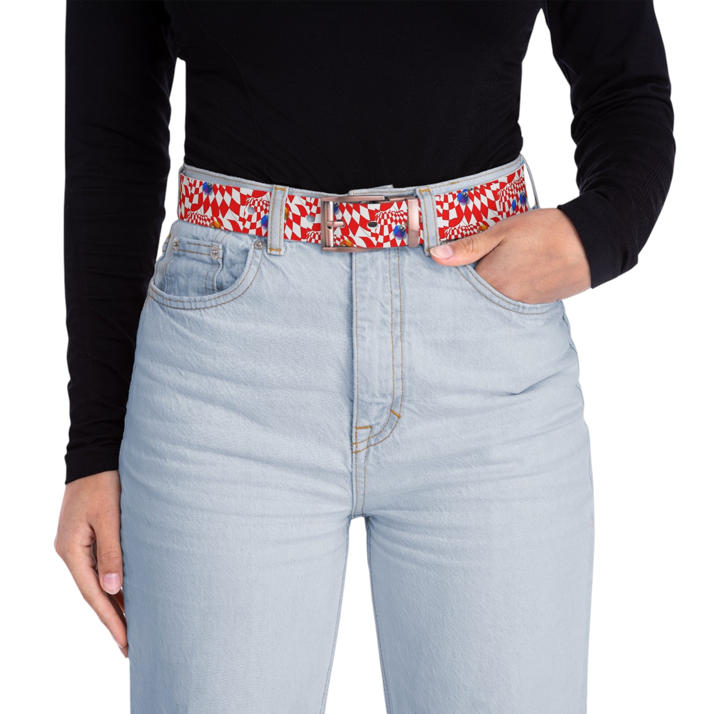 cintura_Vibrant Patterned Belt for Fashion Enthusiasts