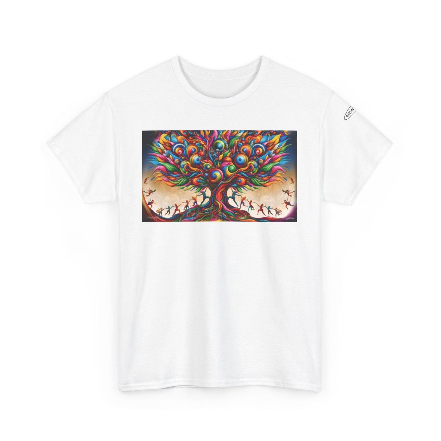 l'albero della vita-Front graphics-Unisex Heavy Cotton Tee