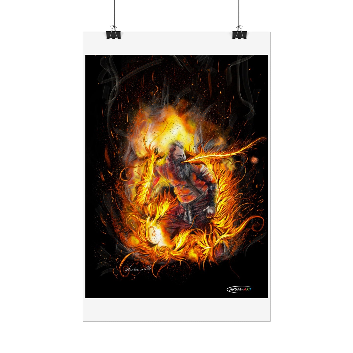 Fire-eater, Rolled Posters