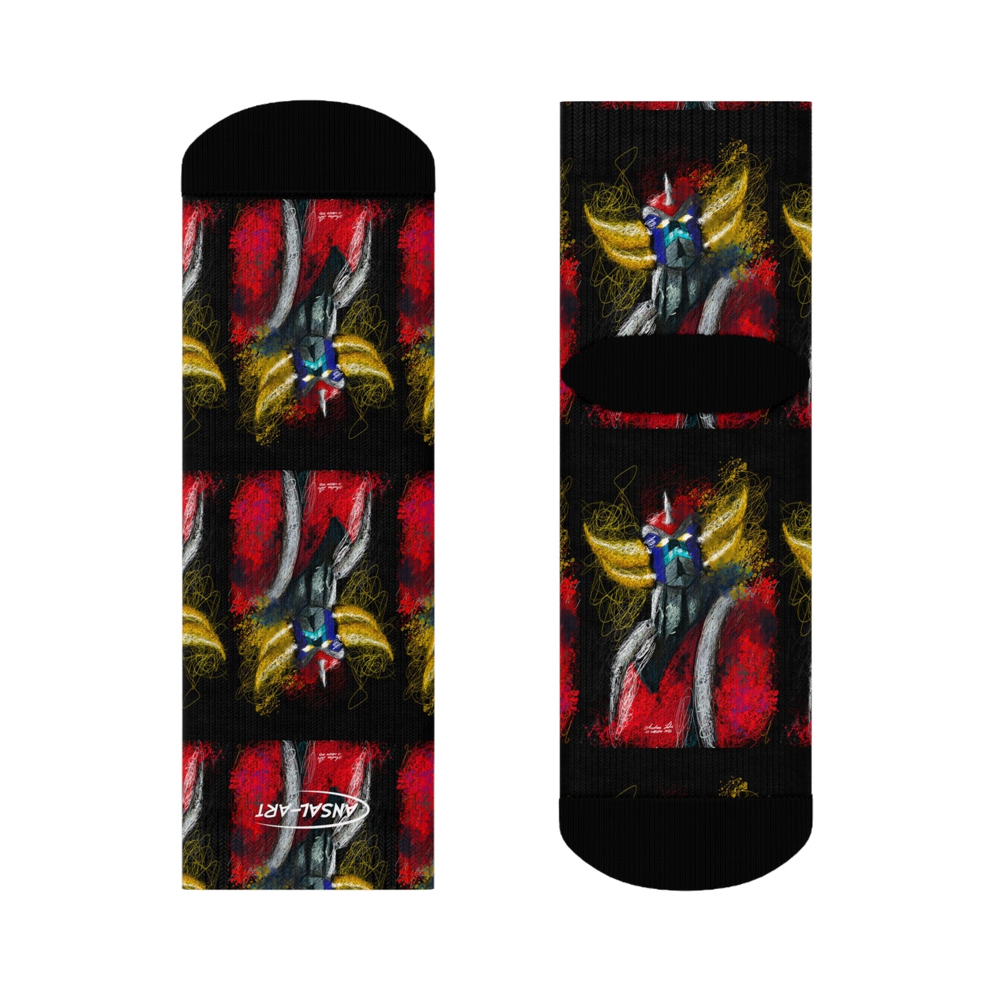 Goldrake-Crew Socks