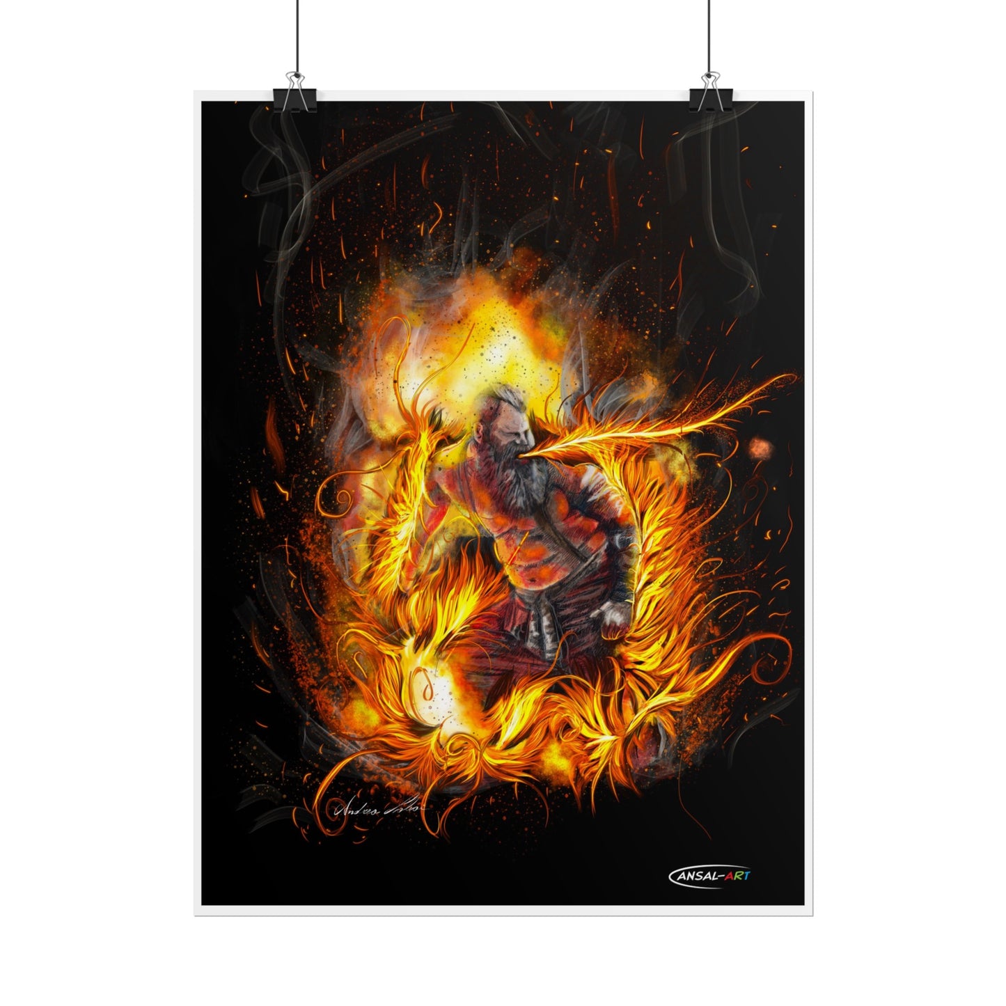 Fire-eater, Rolled Posters