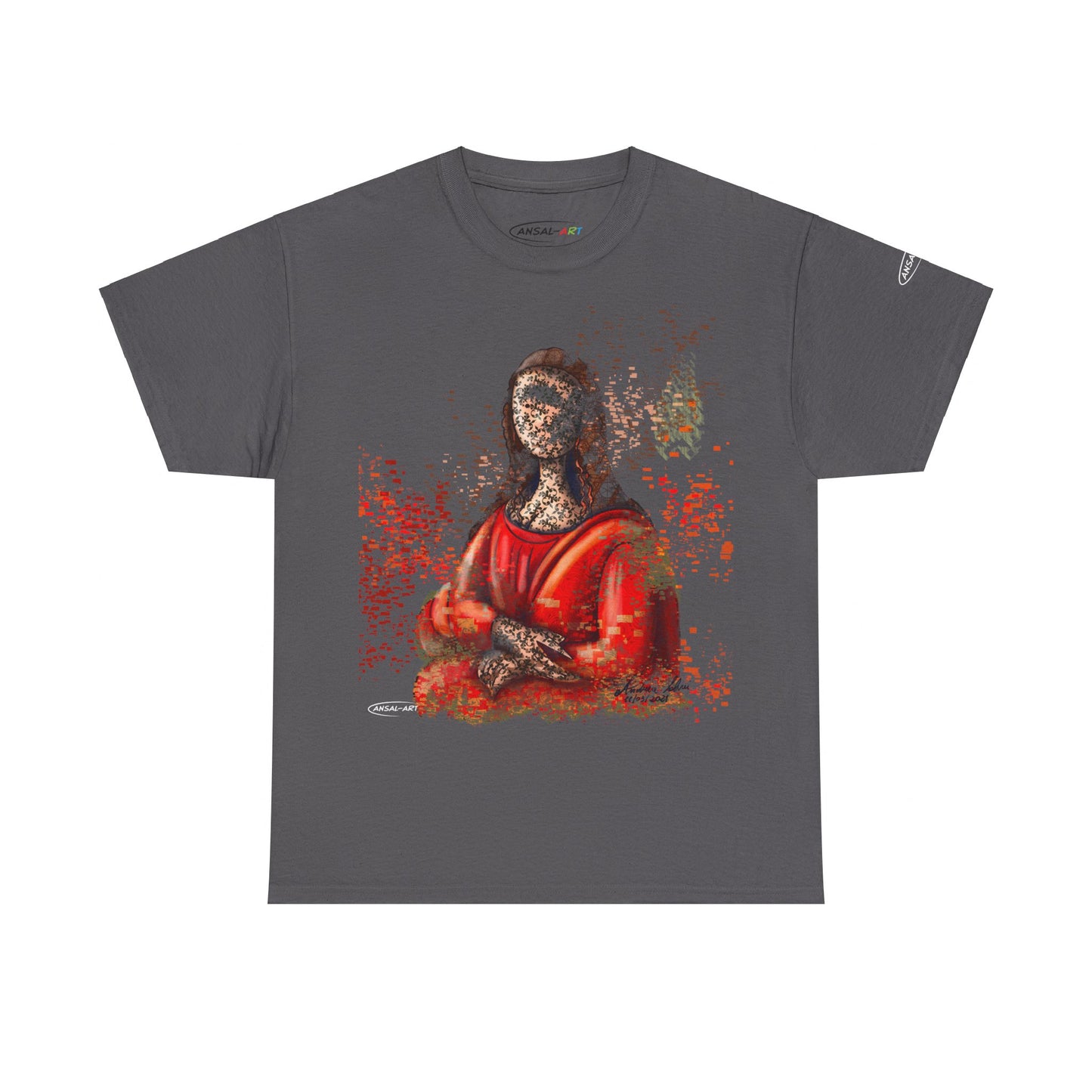 Gioconda scomposta-Unisex Heavy Cotton Tee