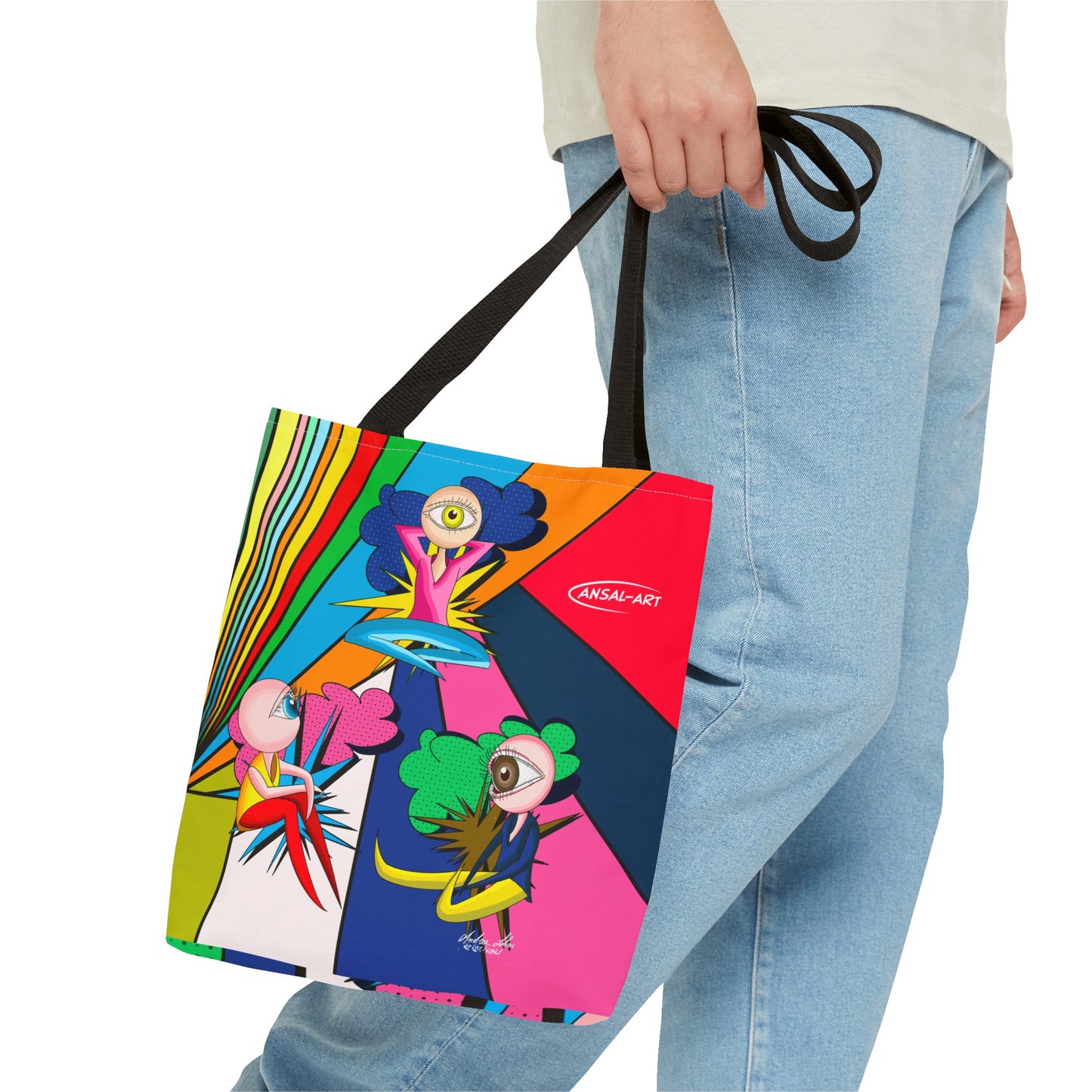 Pop eyes-Tote Bag (AOP)