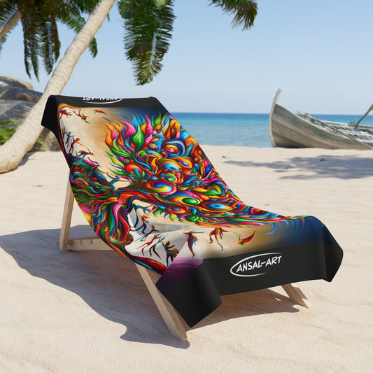 albero della vita-Beach Towel