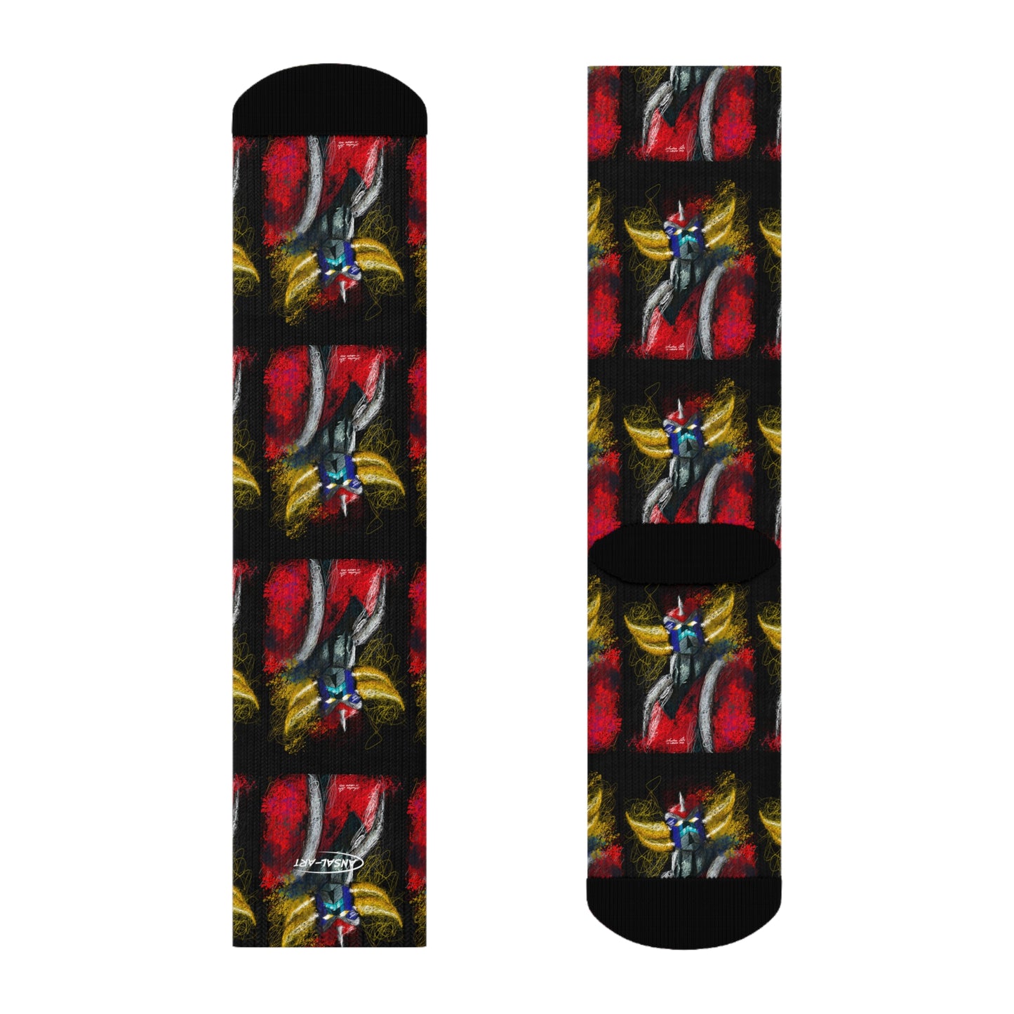 Goldrake-Crew Socks